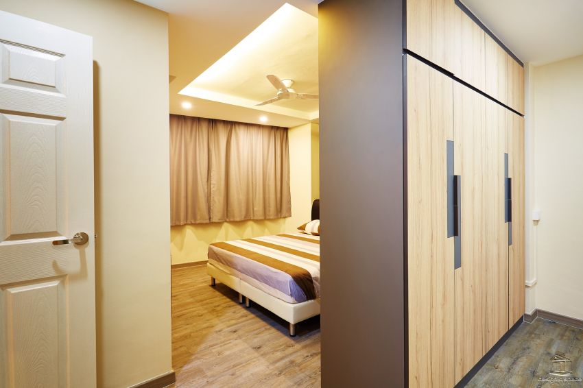 Contemporary, Industrial, Rustic Design - Bedroom - HDB 5 Room - Design by Design 4 Space Pte Ltd