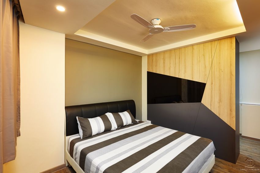 Contemporary, Industrial, Rustic Design - Bedroom - HDB 5 Room - Design by Design 4 Space Pte Ltd