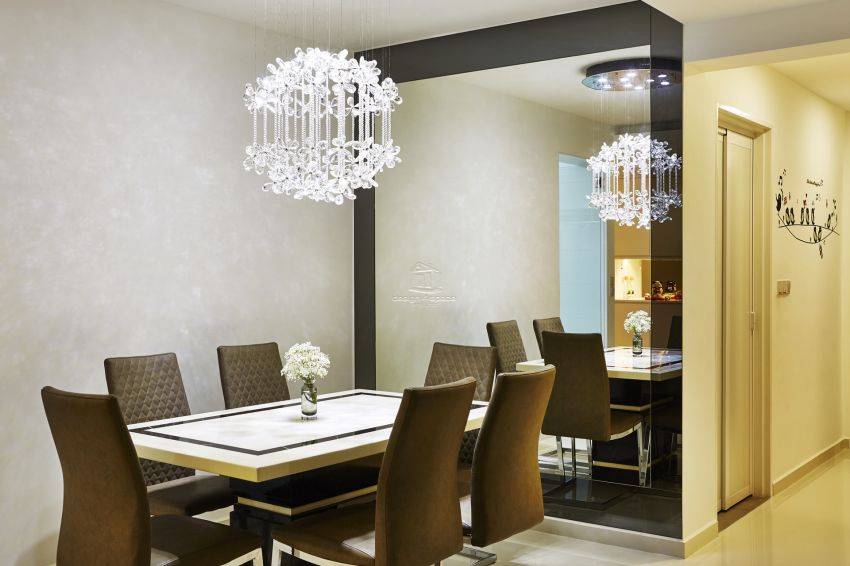 Contemporary, Minimalist, Modern Design - Dining Room - HDB 5 Room - Design by Design 4 Space Pte Ltd