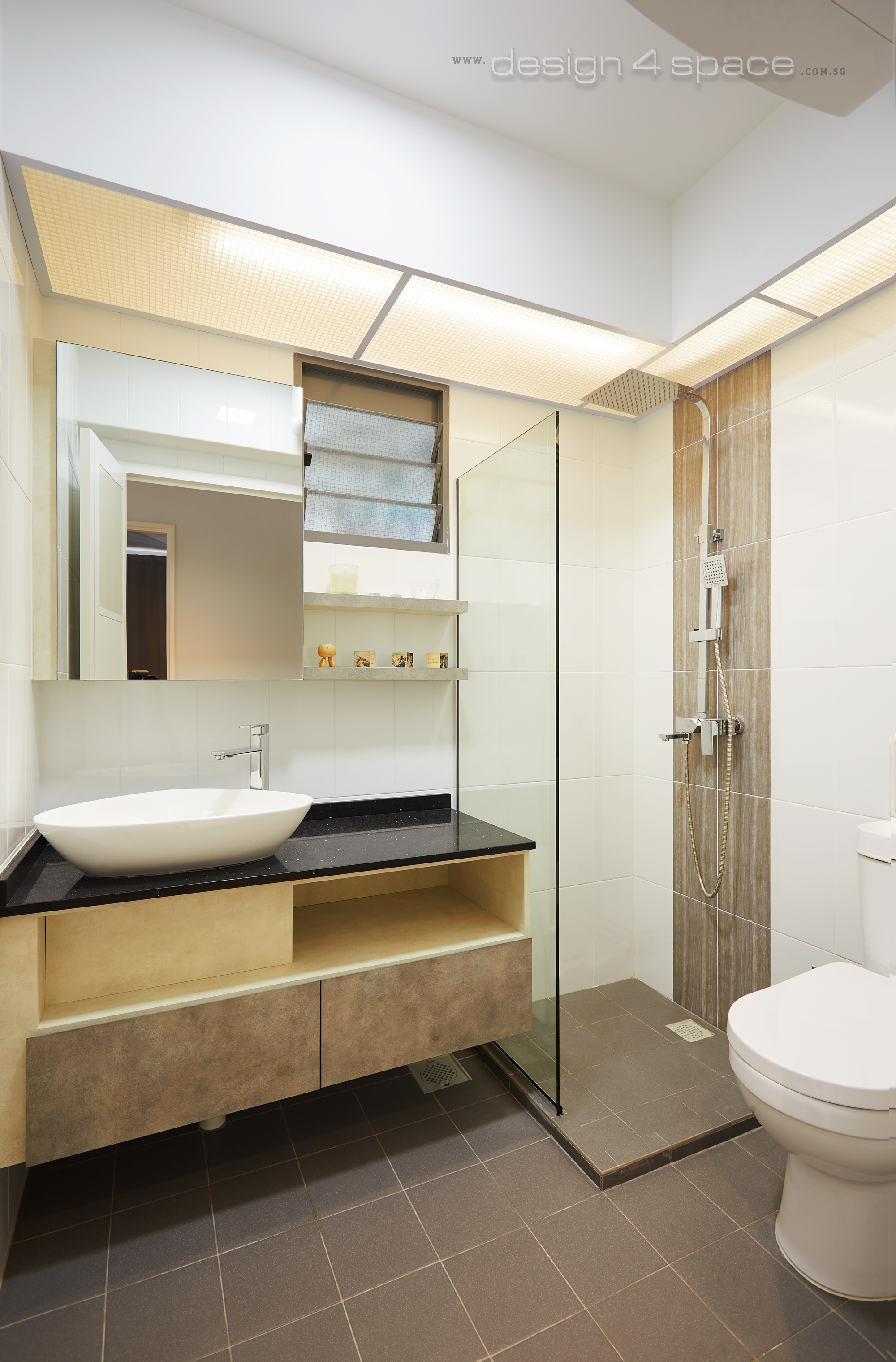 Contemporary, Modern, Scandinavian Design - Bathroom - HDB 4 Room - Design by Design 4 Space Pte Ltd