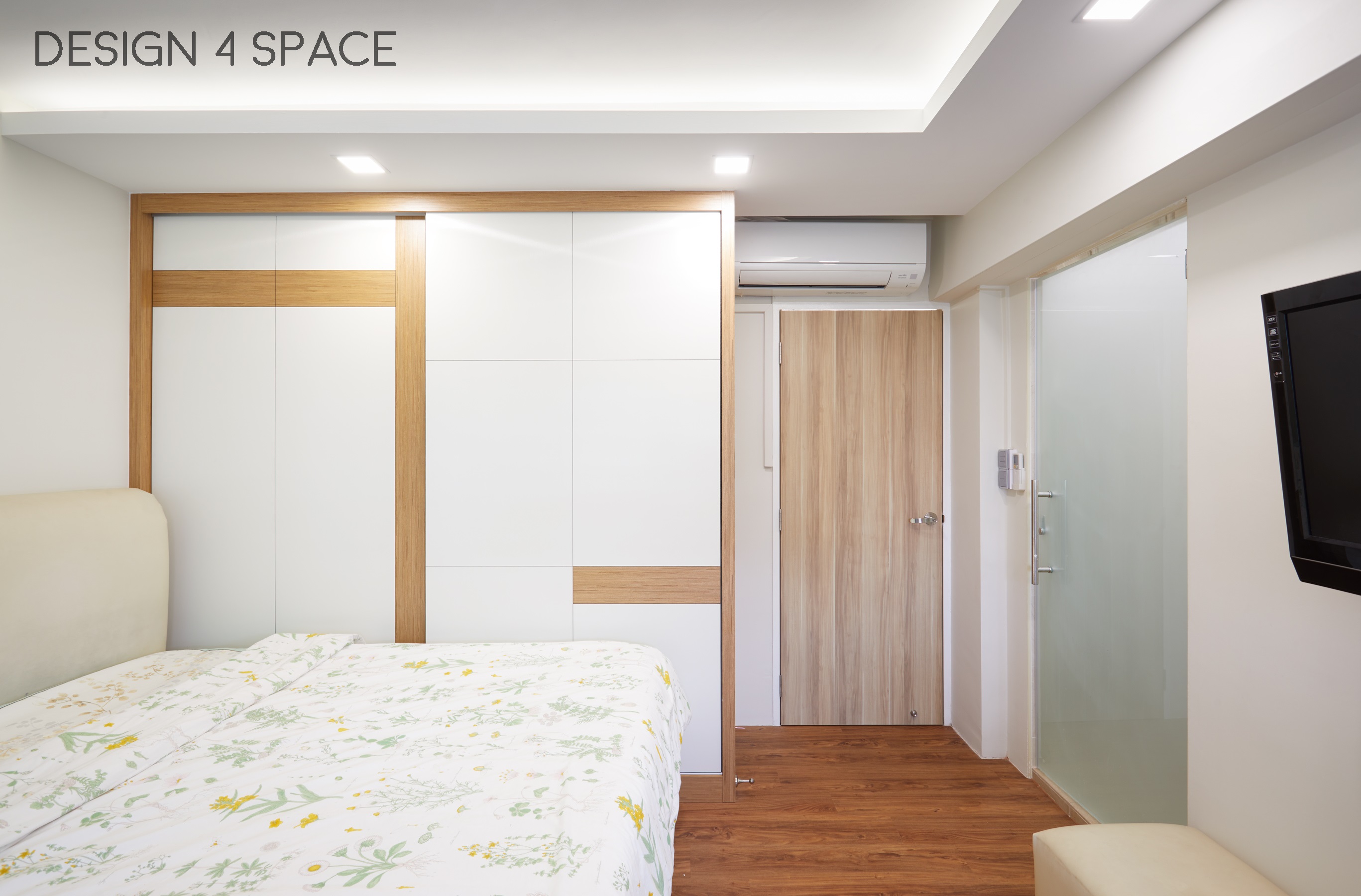 Contemporary Design - Bedroom - HDB Executive Apartment - Design by Design 4 Space Pte Ltd