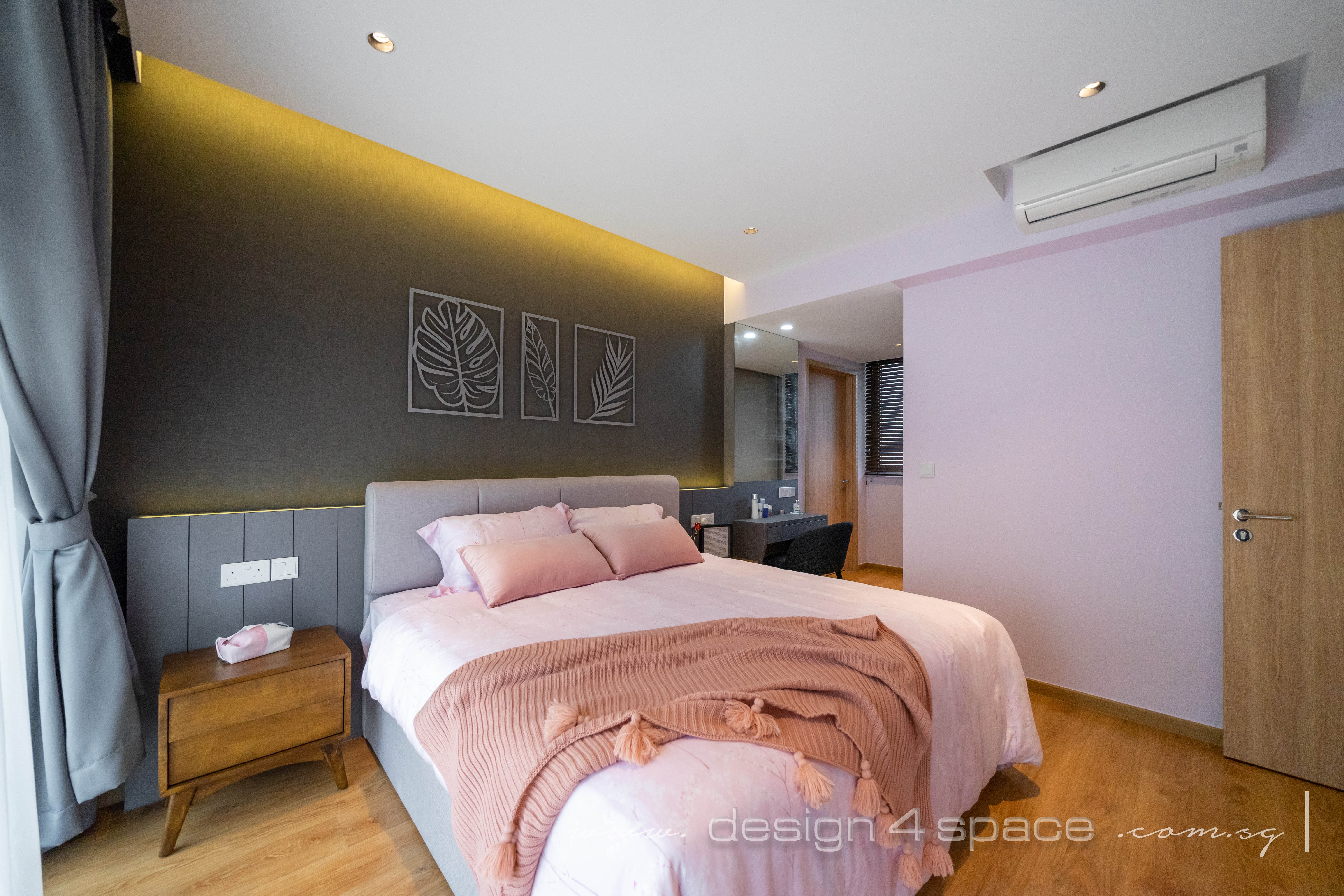 Modern Design - Bedroom - HDB Executive Apartment - Design by Design 4 Space Pte Ltd