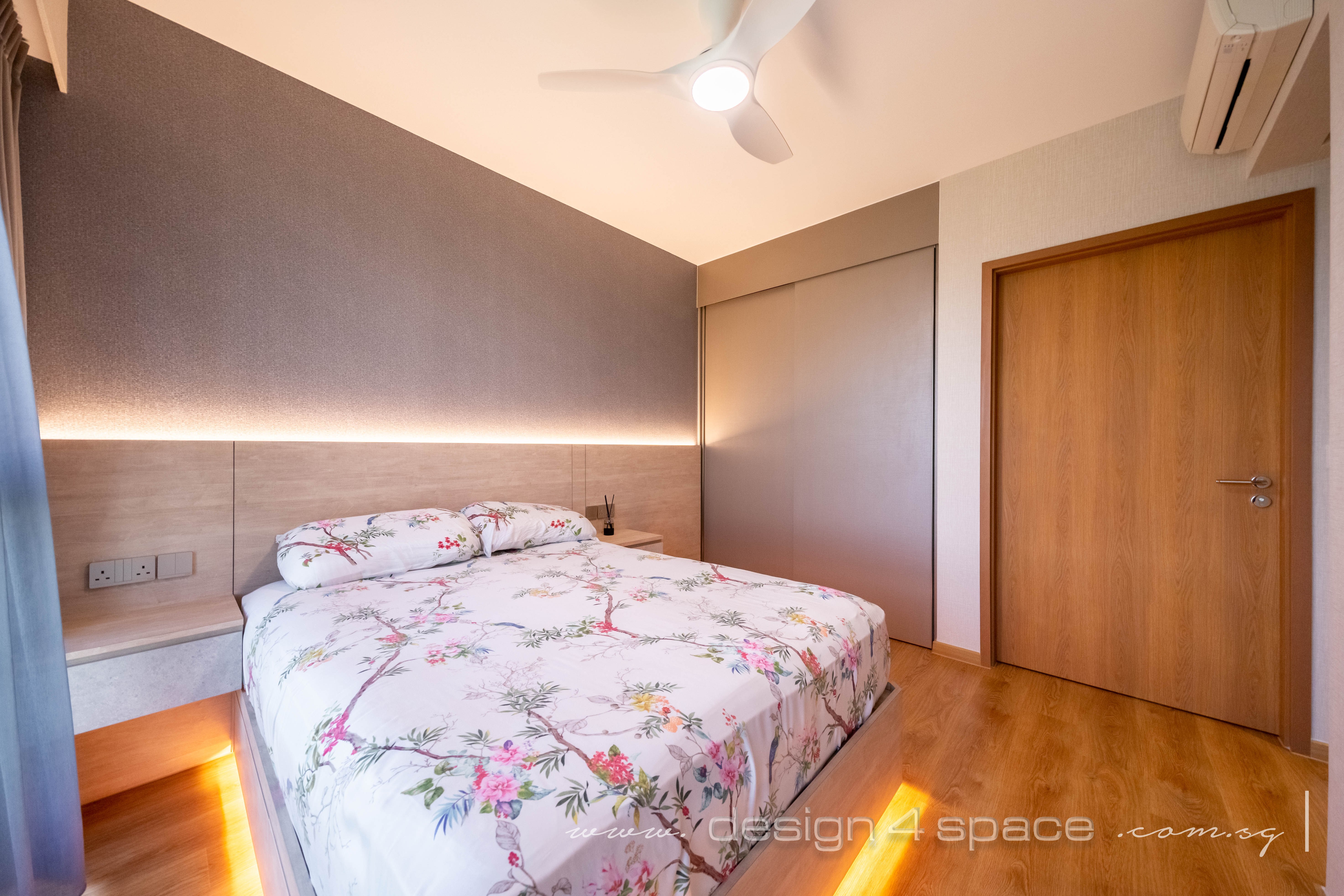  Design - Bedroom - HDB Executive Apartment - Design by Design 4 Space Pte Ltd