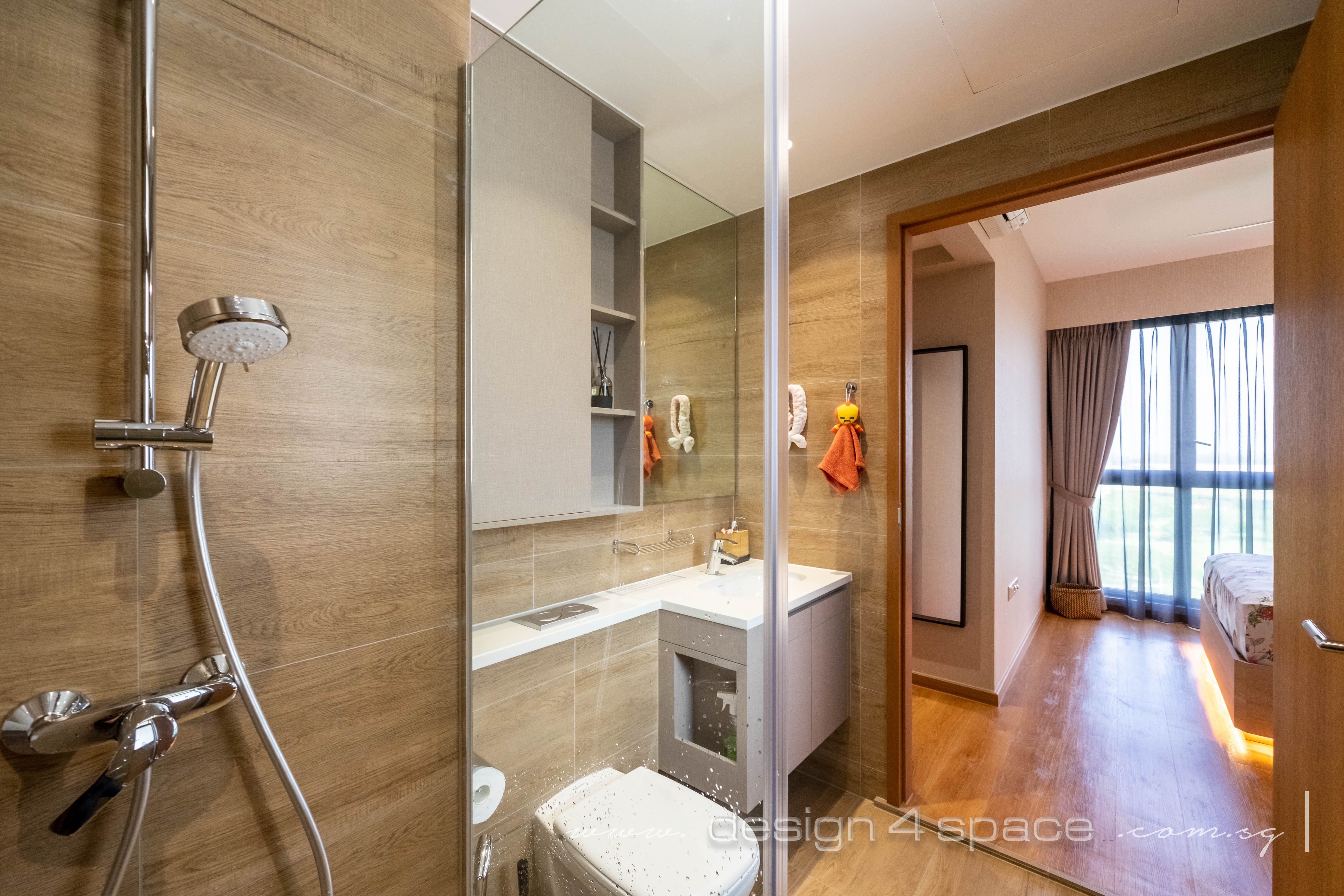  Design - Bathroom - HDB Executive Apartment - Design by Design 4 Space Pte Ltd