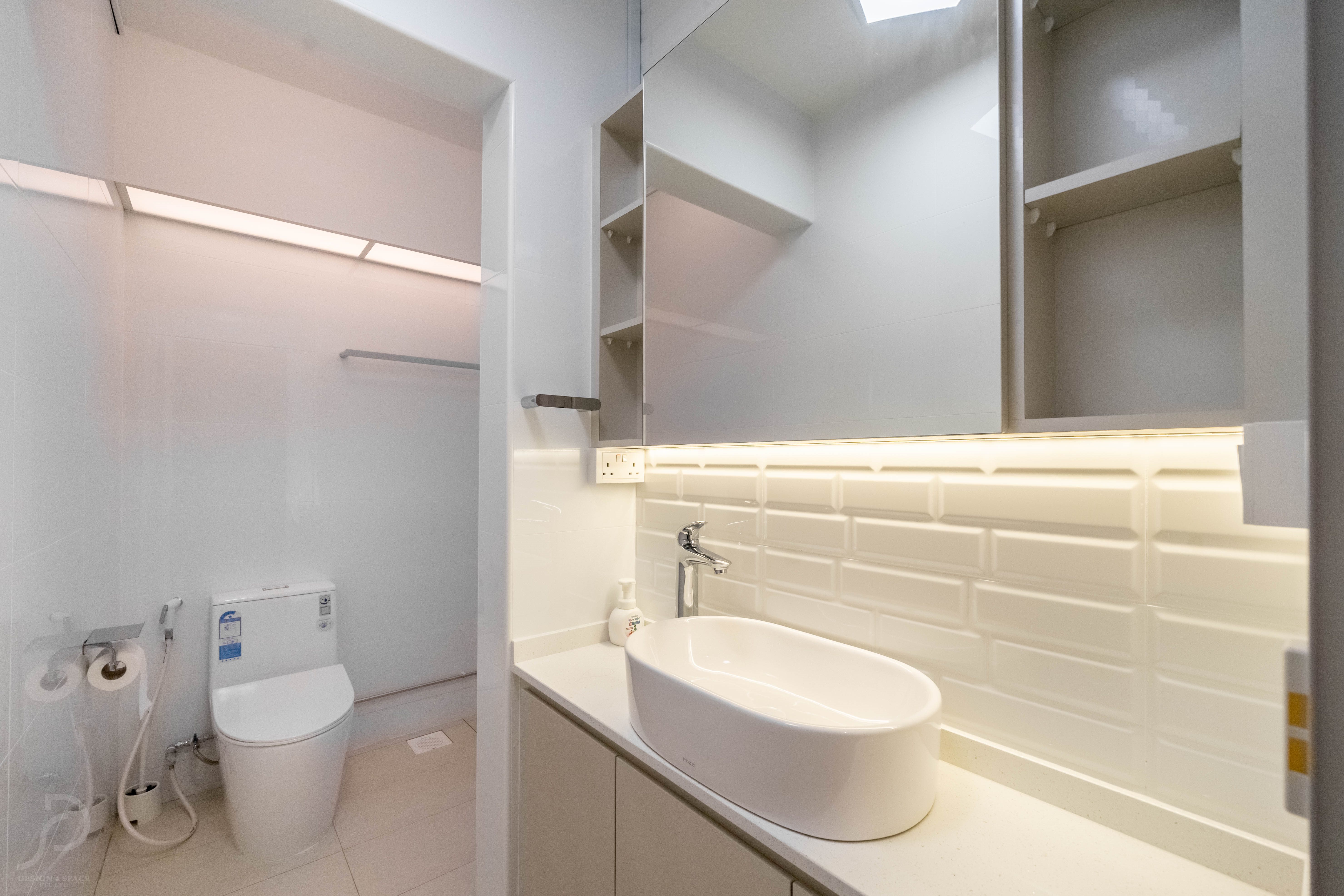 Contemporary Design - Bathroom - Landed House - Design by Design 4 Space Pte Ltd