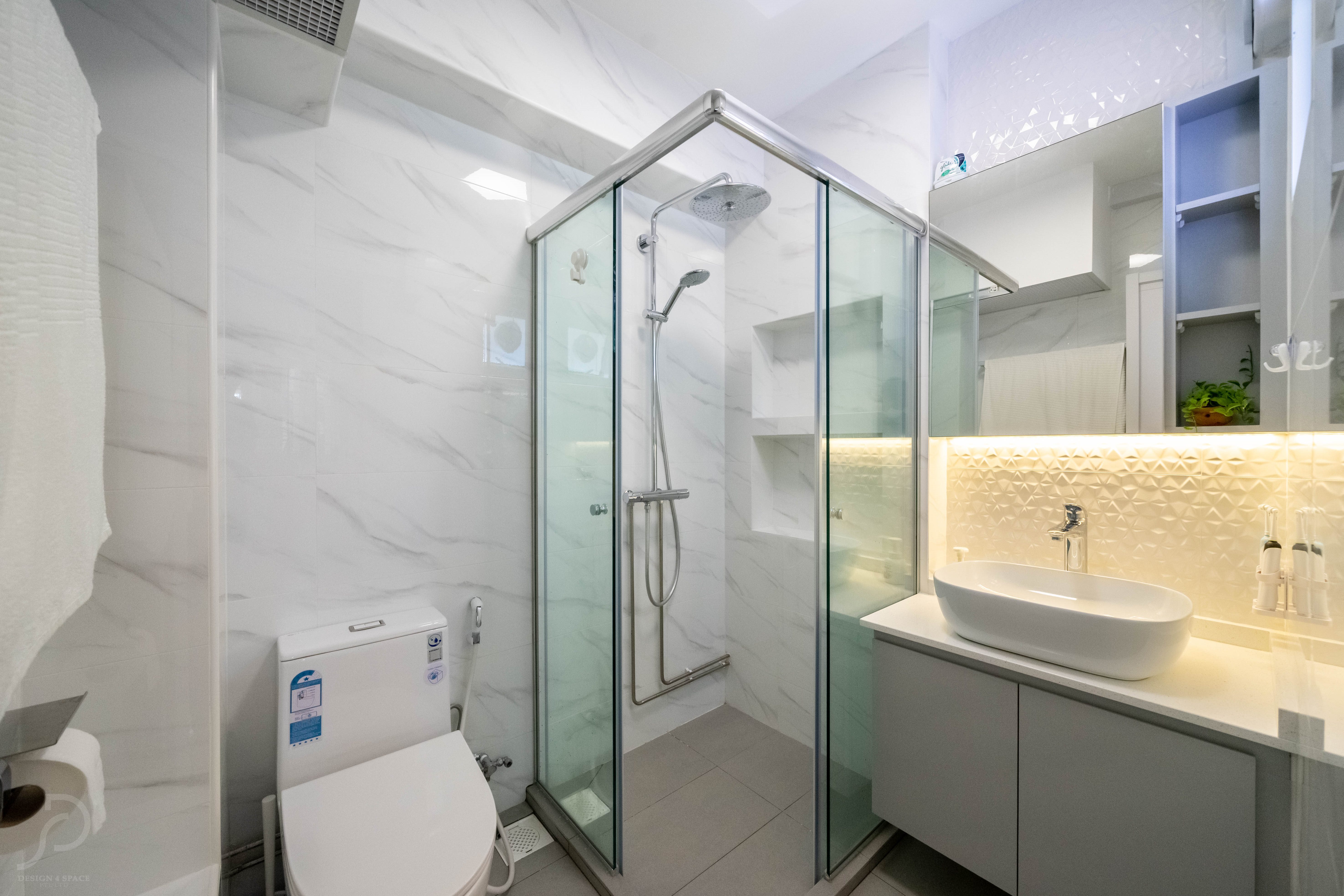 Contemporary Design - Bathroom - Landed House - Design by Design 4 Space Pte Ltd