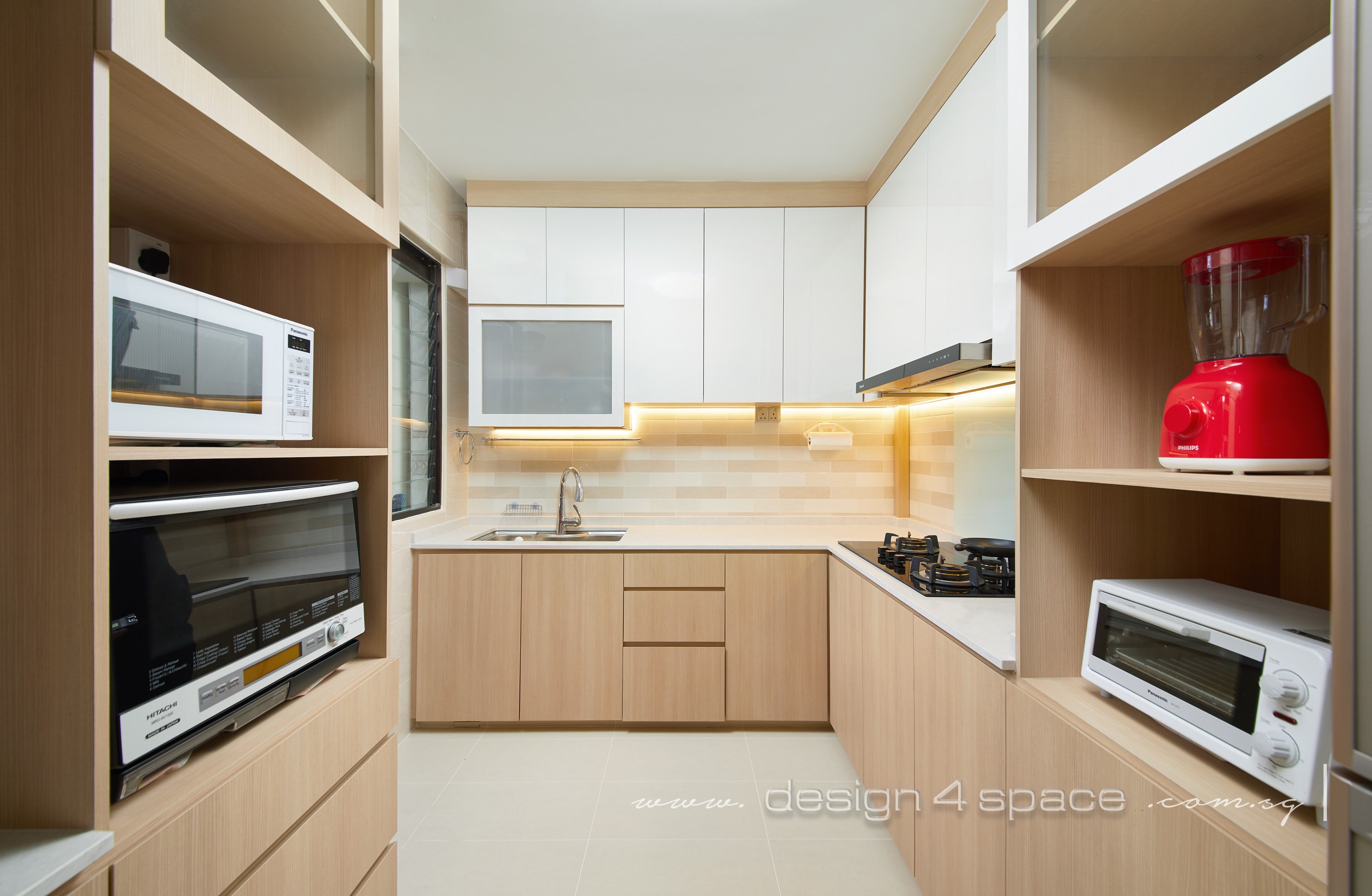 Others, Resort Design - Kitchen - HDB Executive Apartment - Design by Design 4 Space Pte Ltd