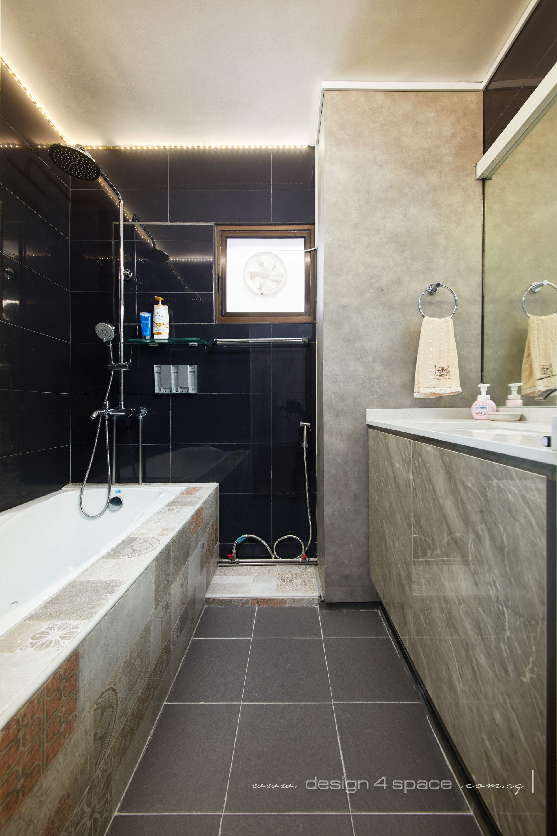 Others, Resort Design - Bathroom - HDB Executive Apartment - Design by Design 4 Space Pte Ltd