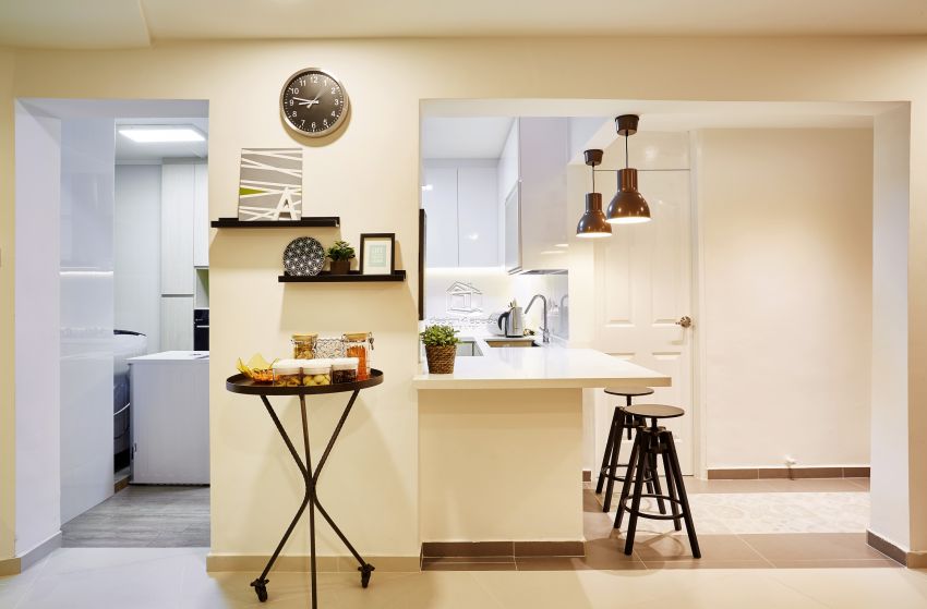 Scandinavian Design - Kitchen - HDB Executive Apartment - Design by Design 4 Space Pte Ltd