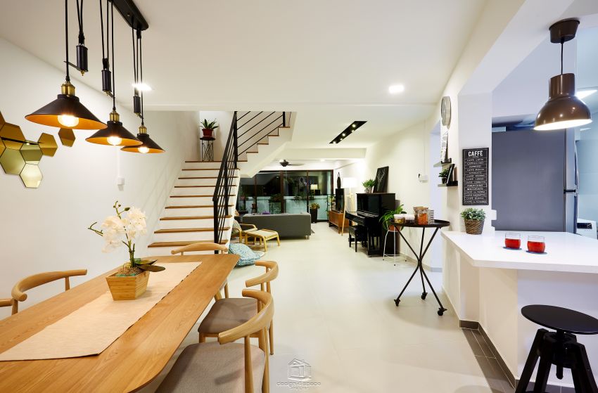 Scandinavian Design - Dining Room - HDB Executive Apartment - Design by Design 4 Space Pte Ltd