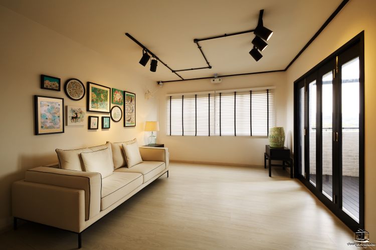 Classical, Minimalist Design - Living Room - HDB Executive Apartment - Design by Design 4 Space Pte Ltd