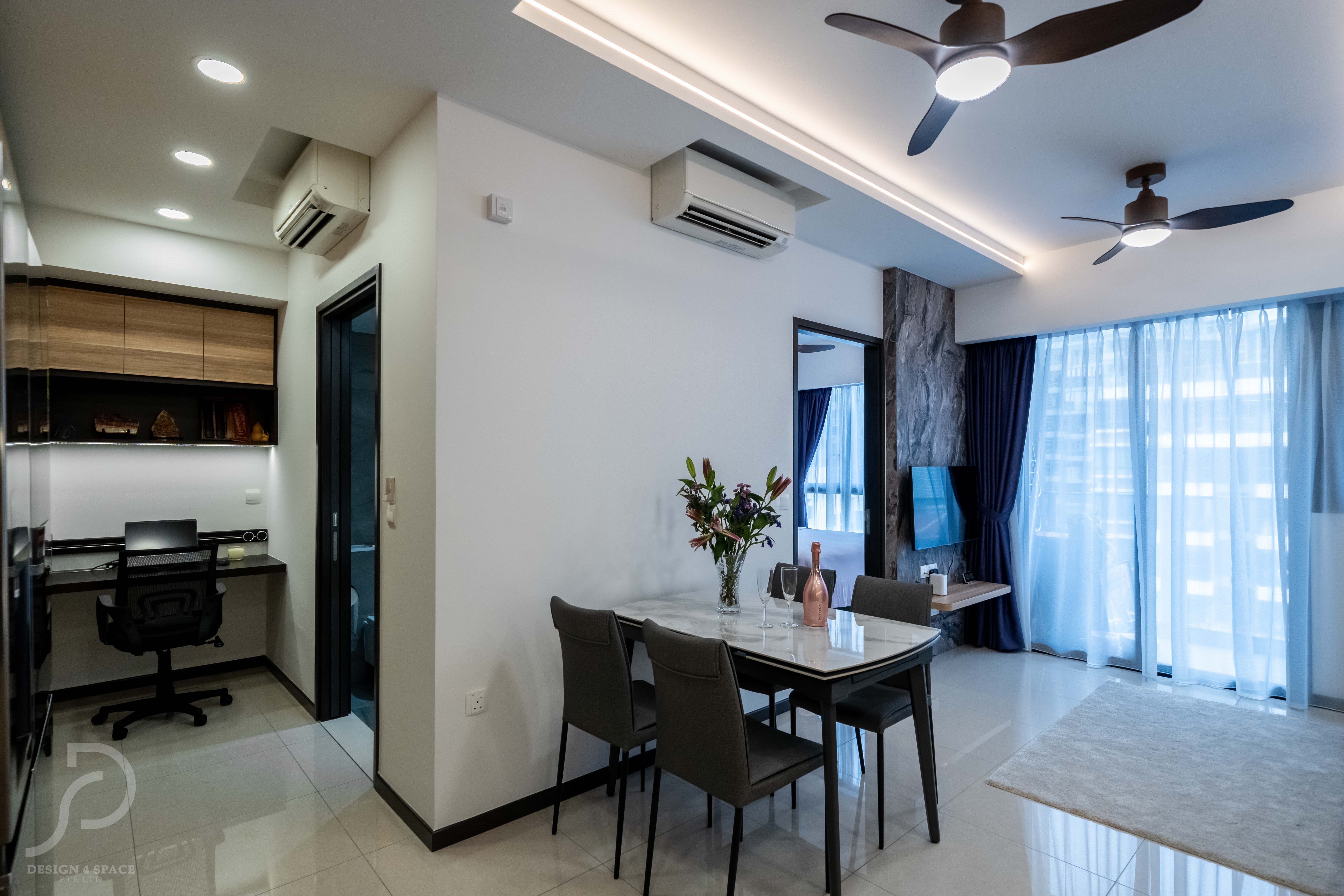 Contemporary, Others Design - Dining Room - HDB Studio Apartment - Design by Design 4 Space Pte Ltd