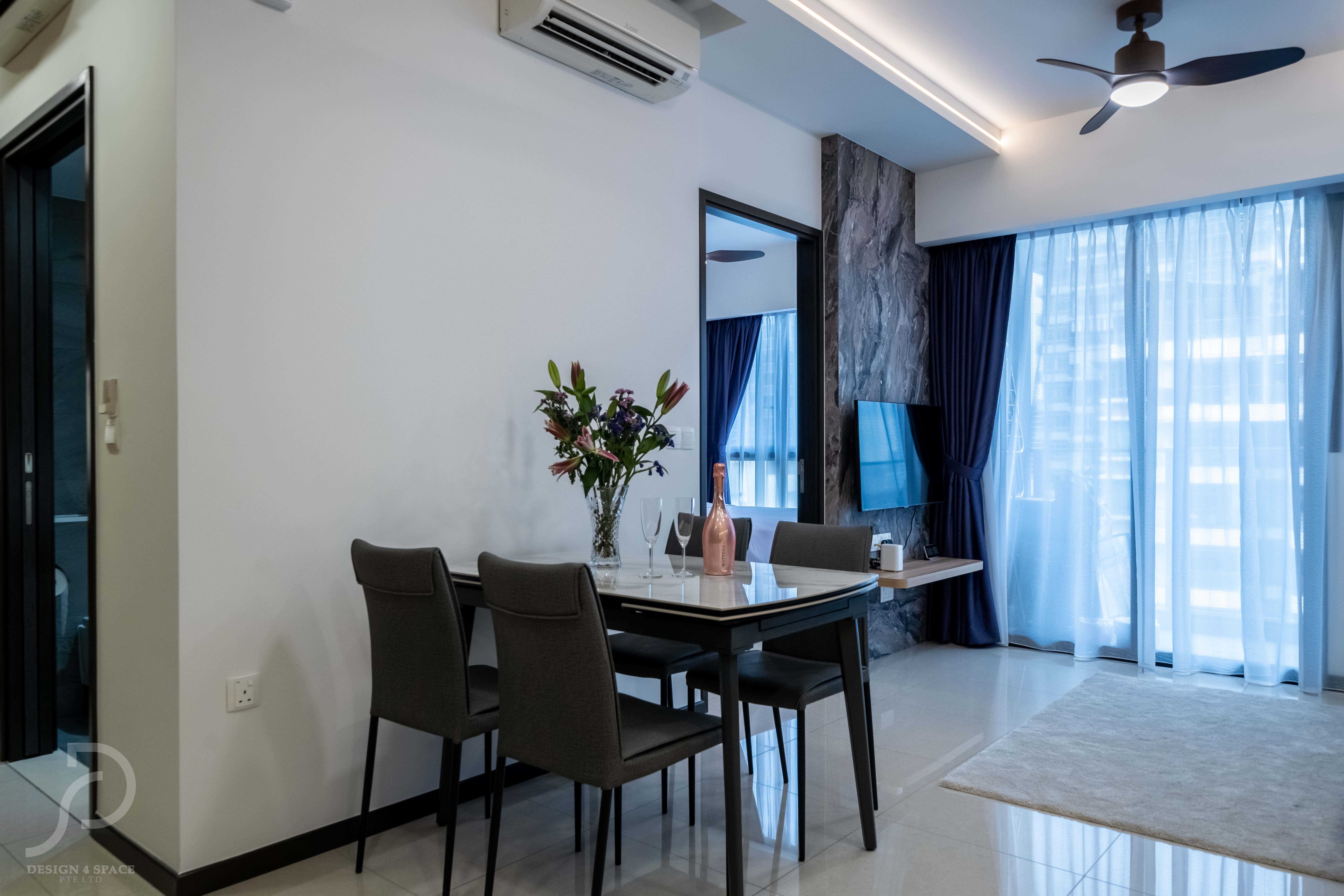 Contemporary, Others Design - Dining Room - HDB Studio Apartment - Design by Design 4 Space Pte Ltd