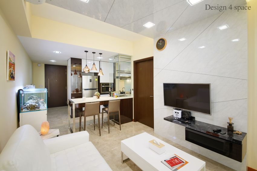 Contemporary, Modern Design - Living Room - Condominium - Design by Design 4 Space Pte Ltd