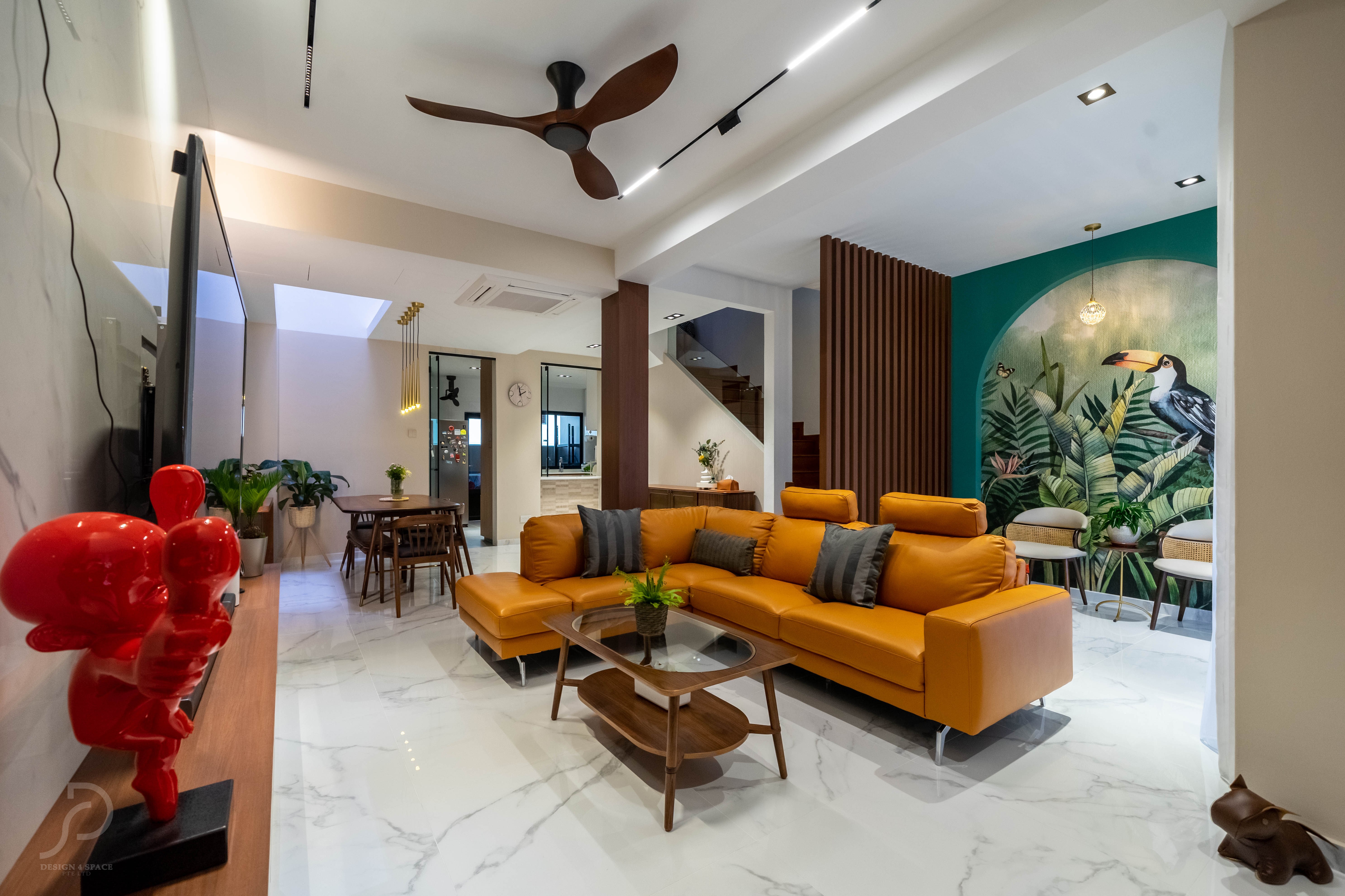 Modern Design - Living Room - Landed House - Design by Design 4 Space Pte Ltd