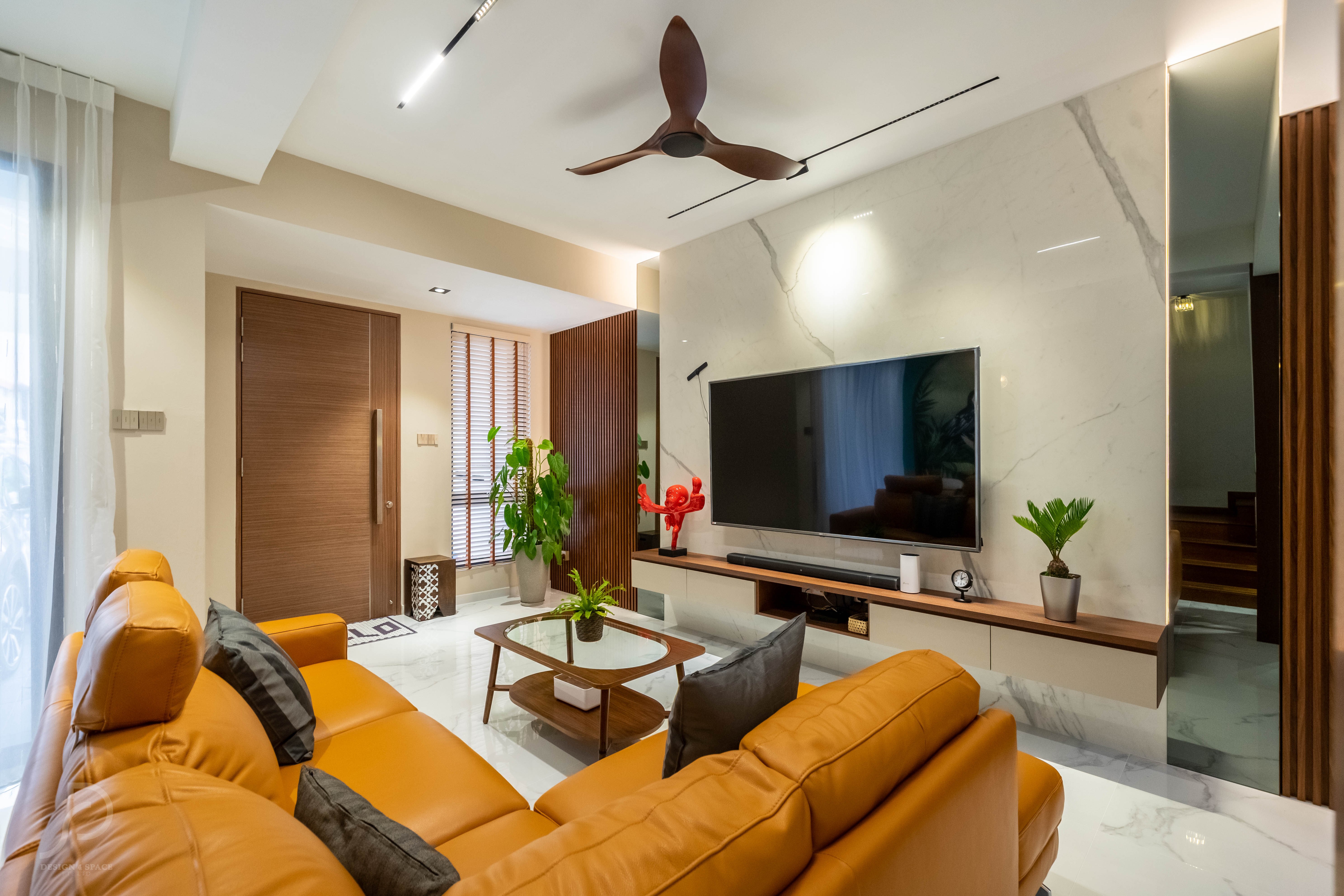 Modern Design - Living Room - Landed House - Design by Design 4 Space Pte Ltd