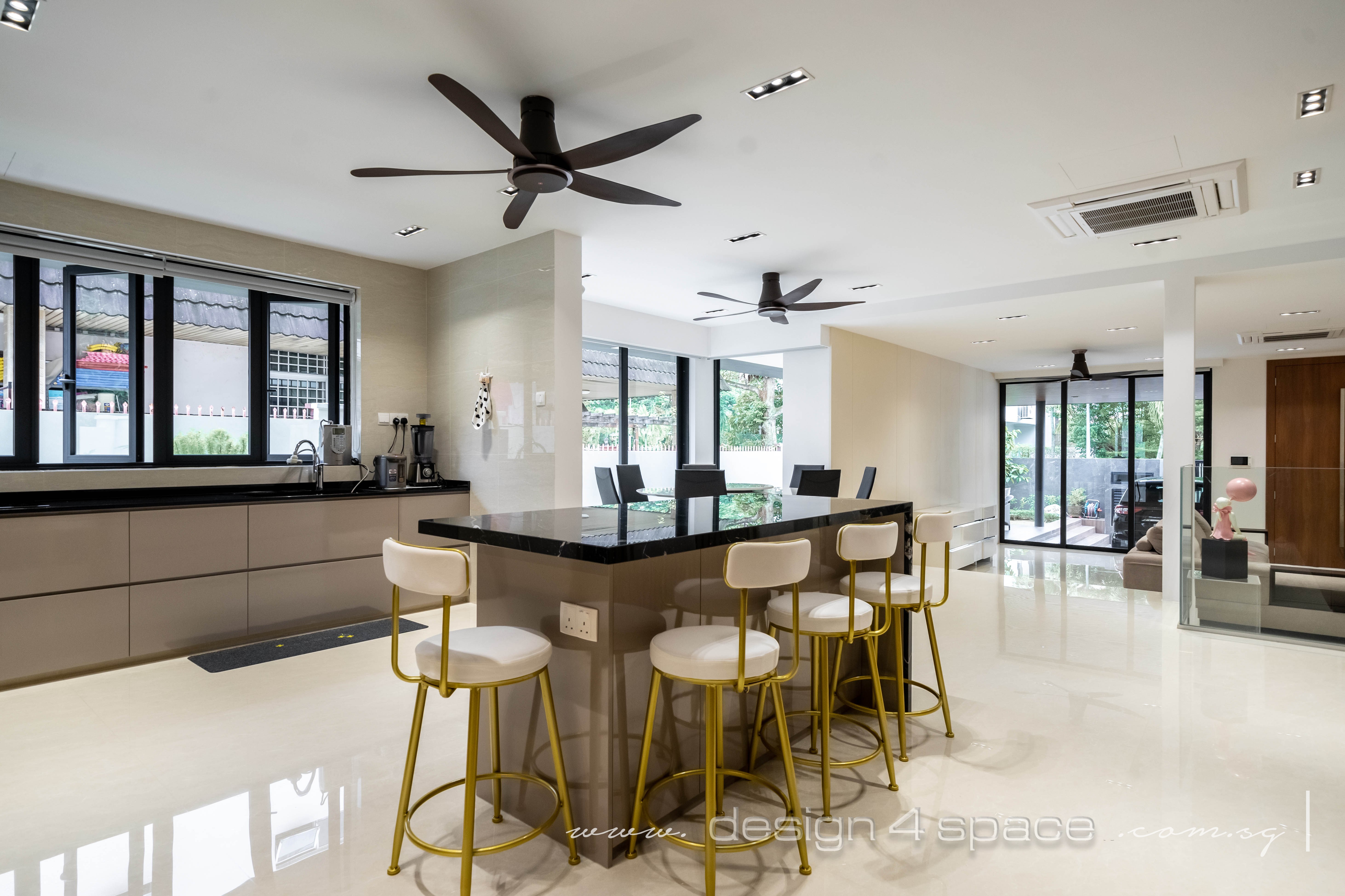 Contemporary Design - Dining Room - Landed House - Design by Design 4 Space Pte Ltd