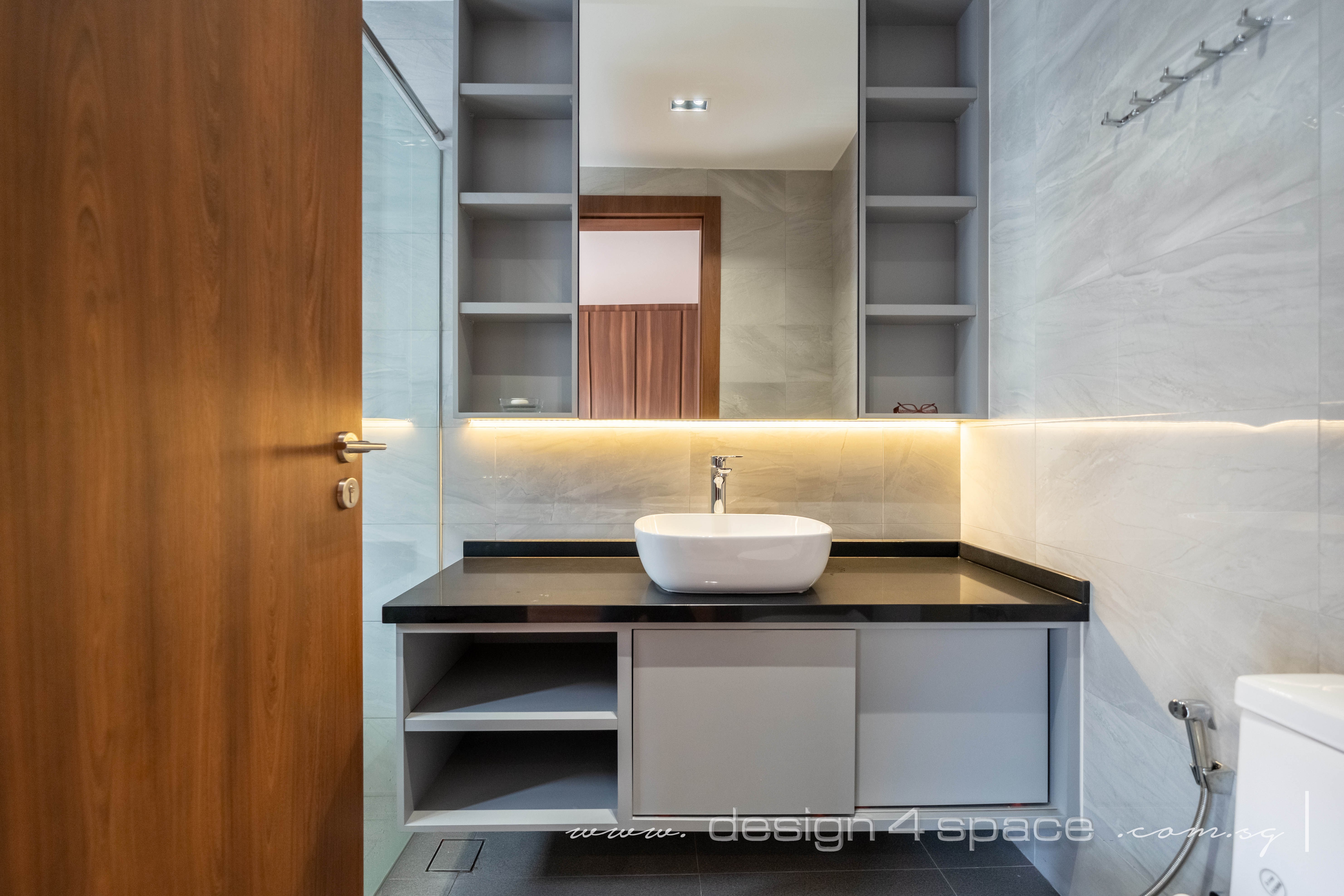 Contemporary Design - Bathroom - Landed House - Design by Design 4 Space Pte Ltd