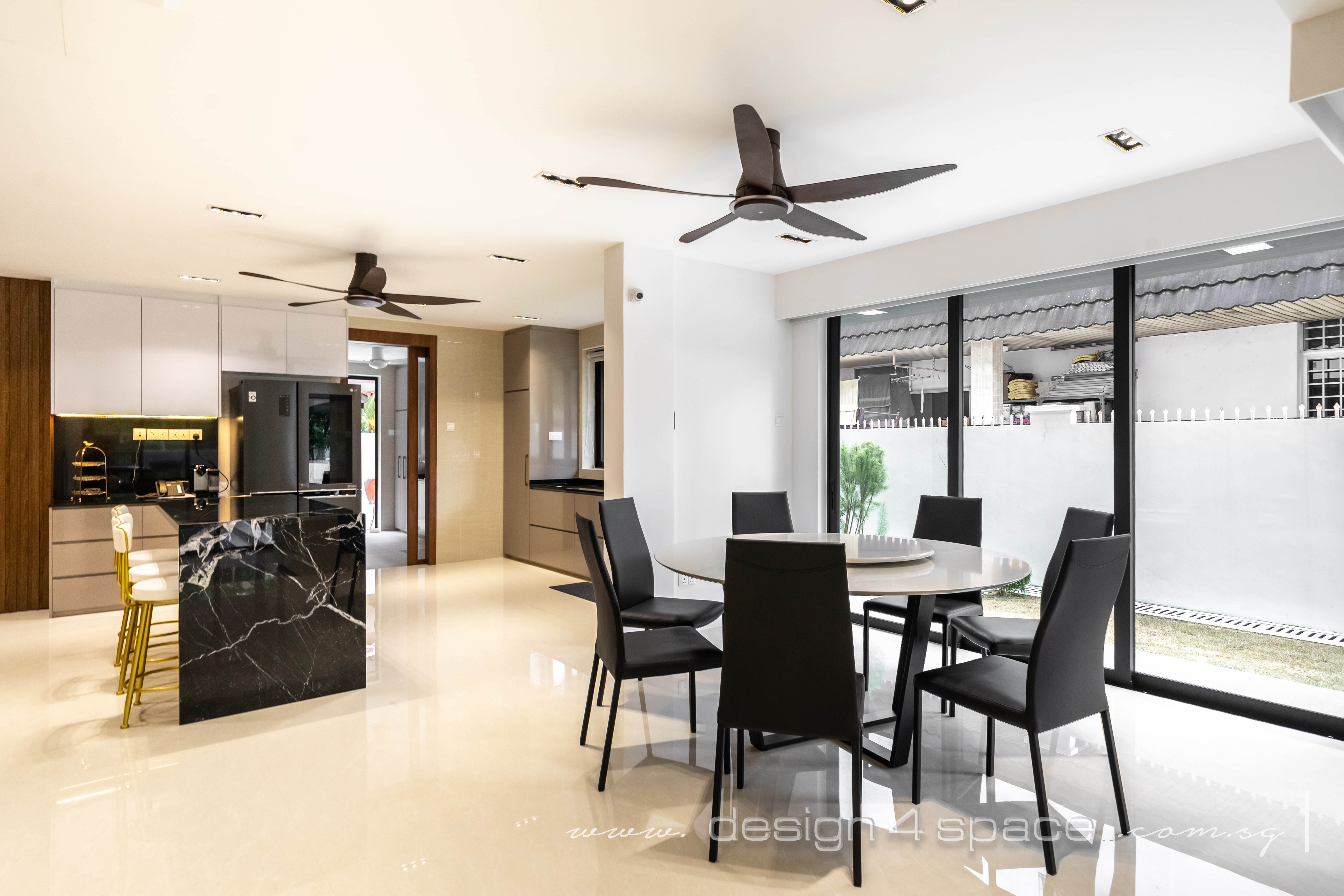 Contemporary Design - Dining Room - Landed House - Design by Design 4 Space Pte Ltd