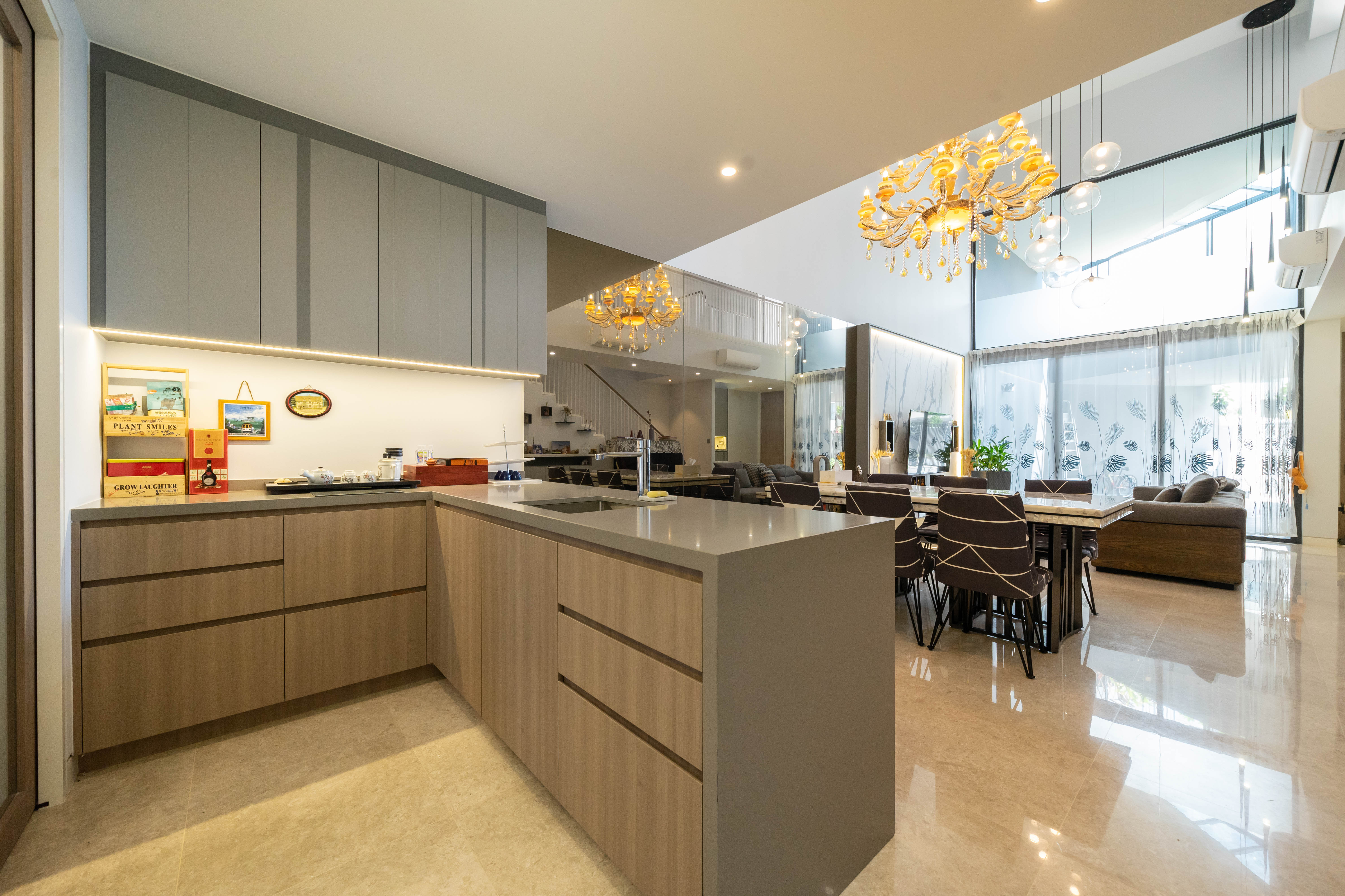 Contemporary Design - Kitchen - Landed House - Design by Design 4 Space Pte Ltd