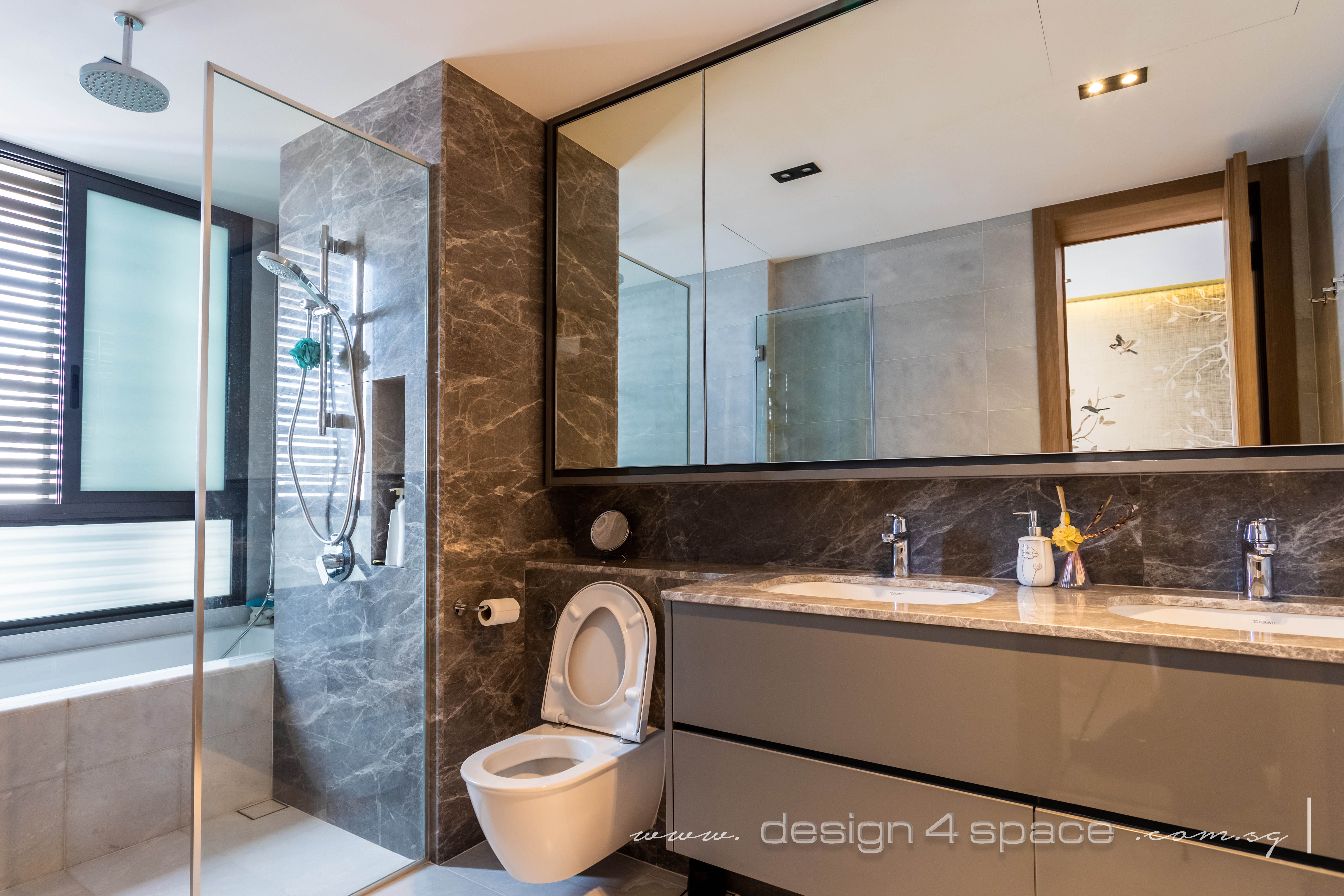 Modern Design - Bathroom - Landed House - Design by Design 4 Space Pte Ltd