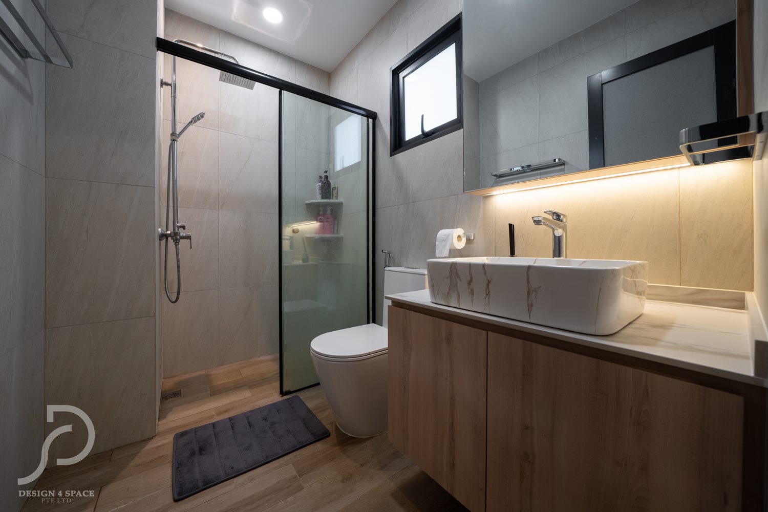 Classical, Contemporary, Modern Design - Bathroom - Landed House - Design by Design 4 Space Pte Ltd