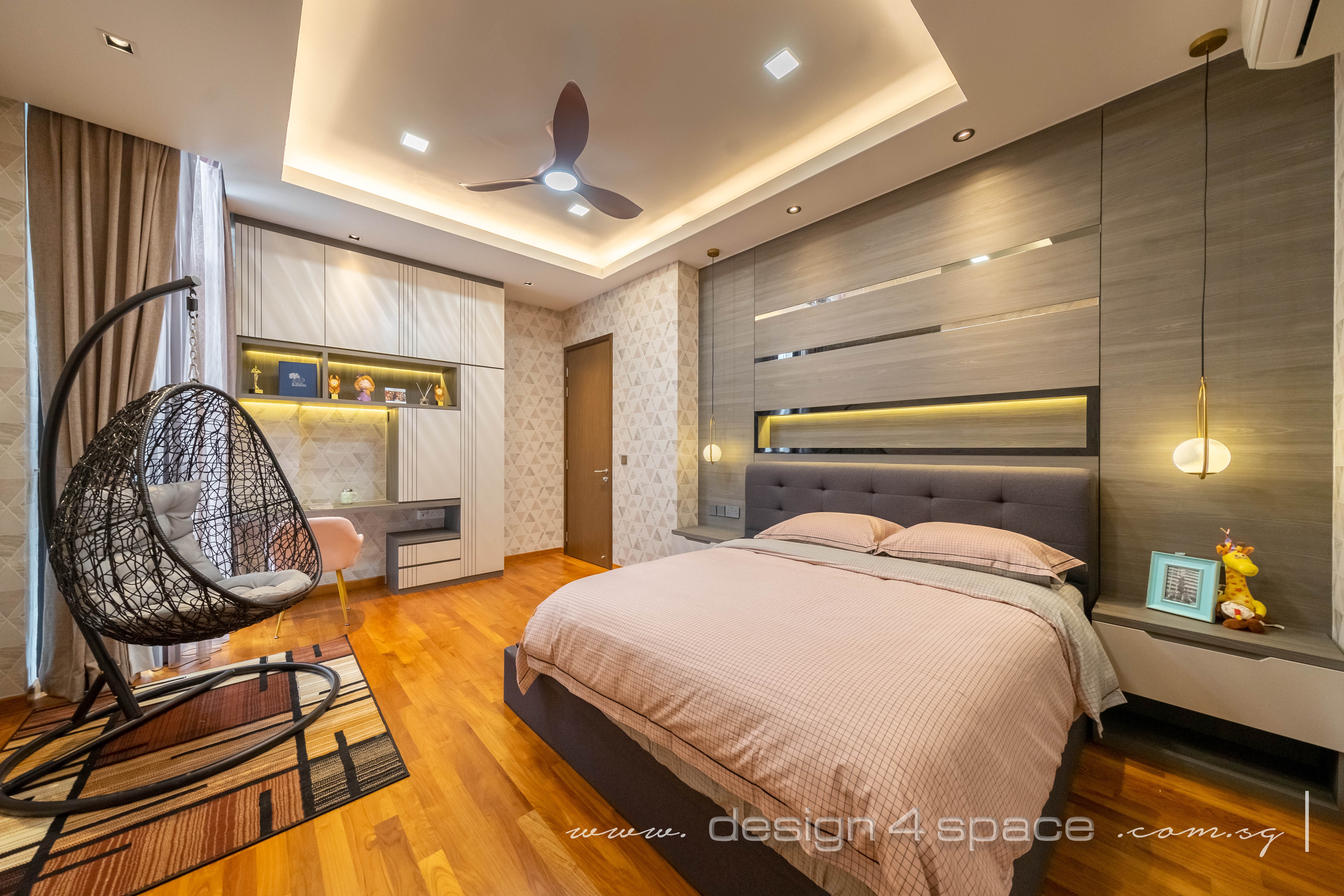 Modern Design - Bedroom - Landed House - Design by Design 4 Space Pte Ltd