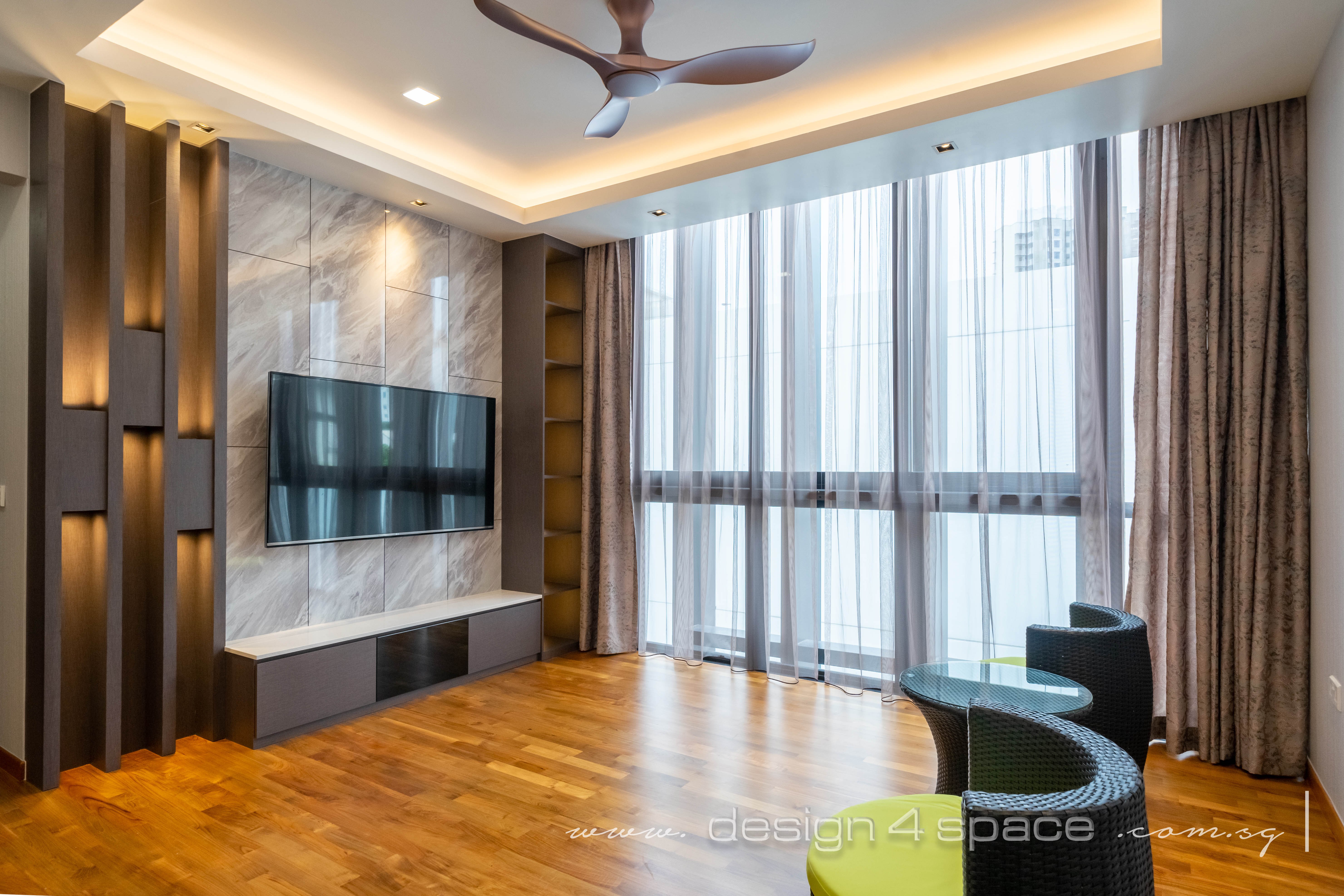 Modern Design - Living Room - Landed House - Design by Design 4 Space Pte Ltd