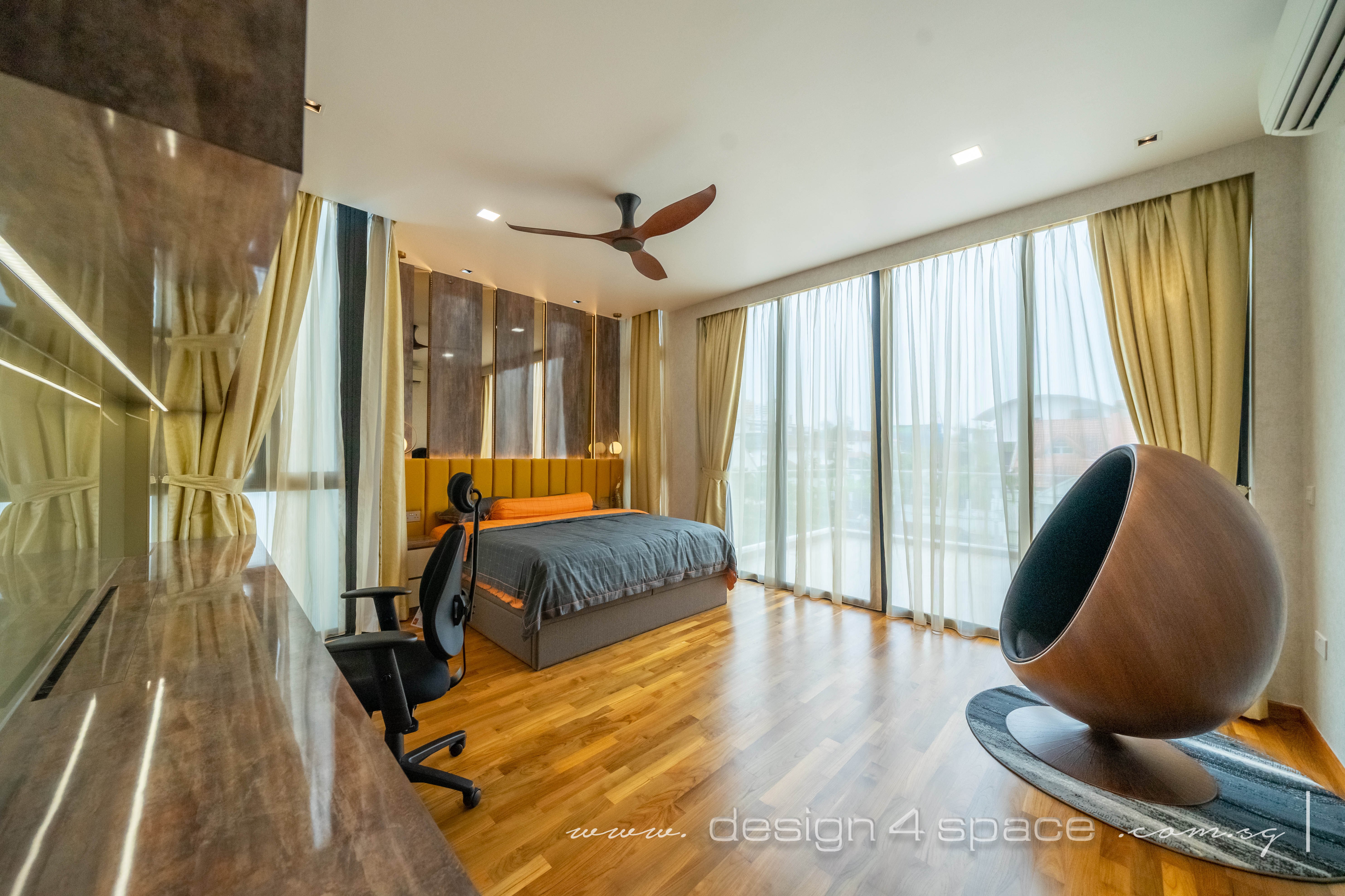 Modern Design - Bedroom - Landed House - Design by Design 4 Space Pte Ltd