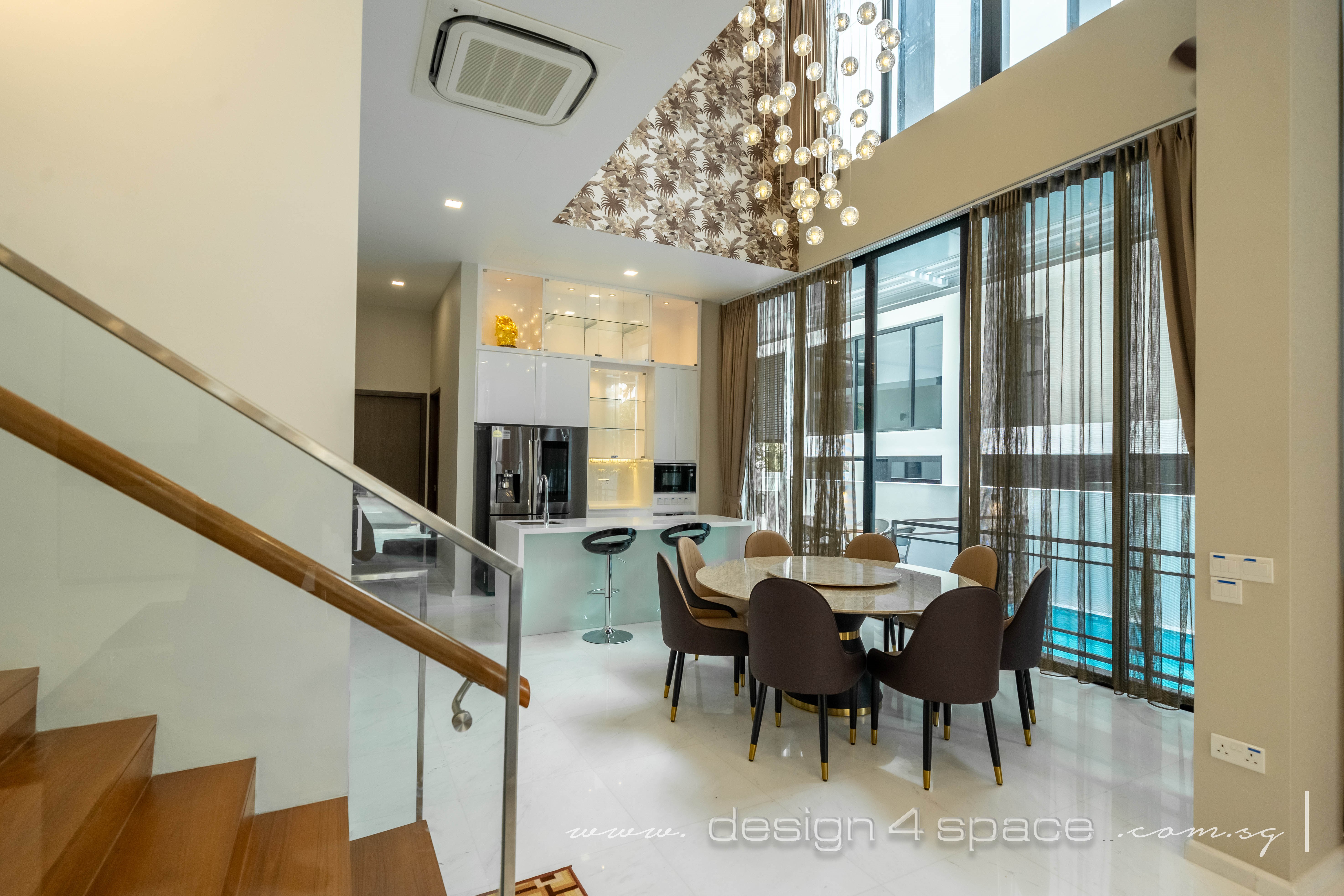 Modern Design - Dining Room - Landed House - Design by Design 4 Space Pte Ltd