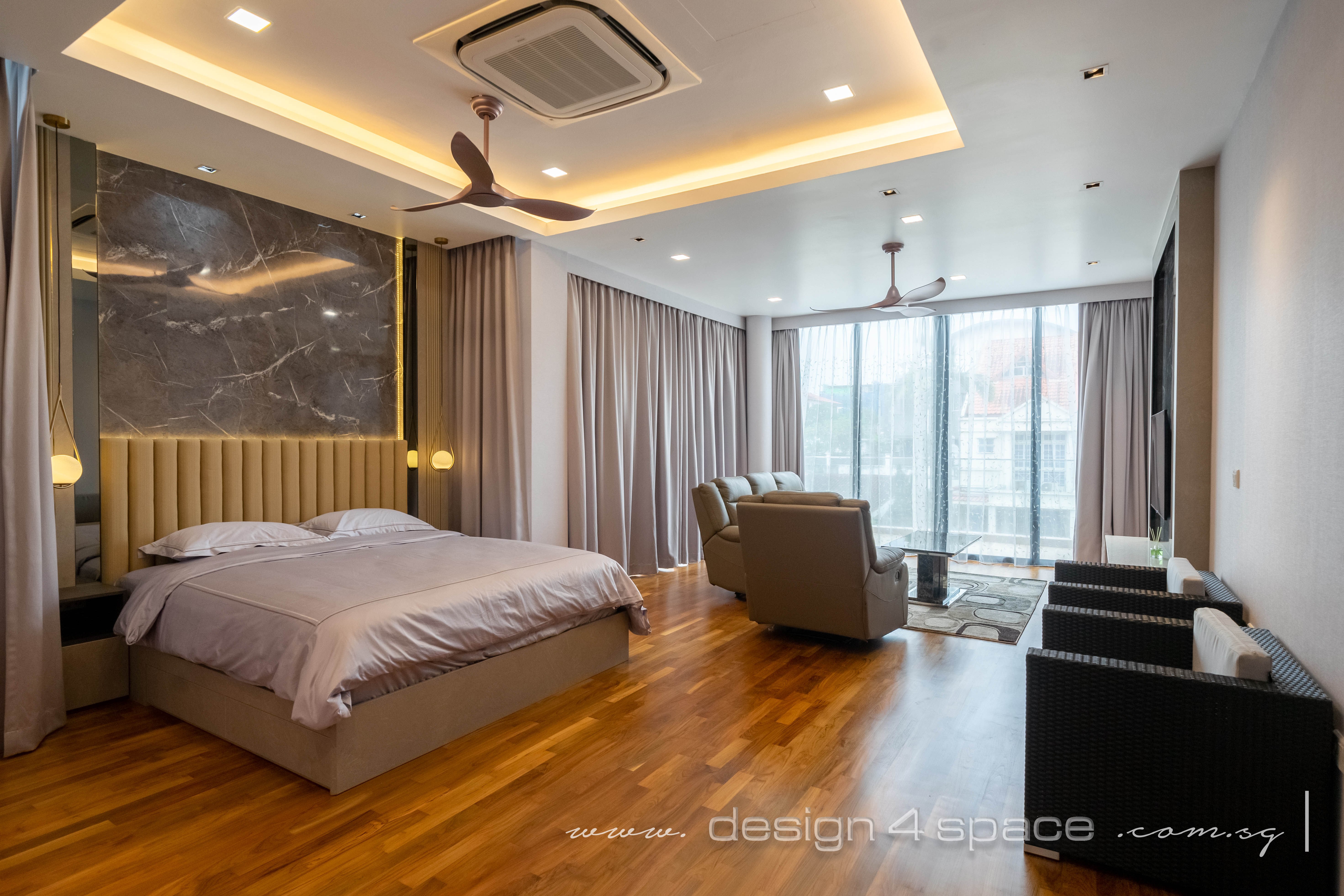 Modern Design - Bedroom - Landed House - Design by Design 4 Space Pte Ltd
