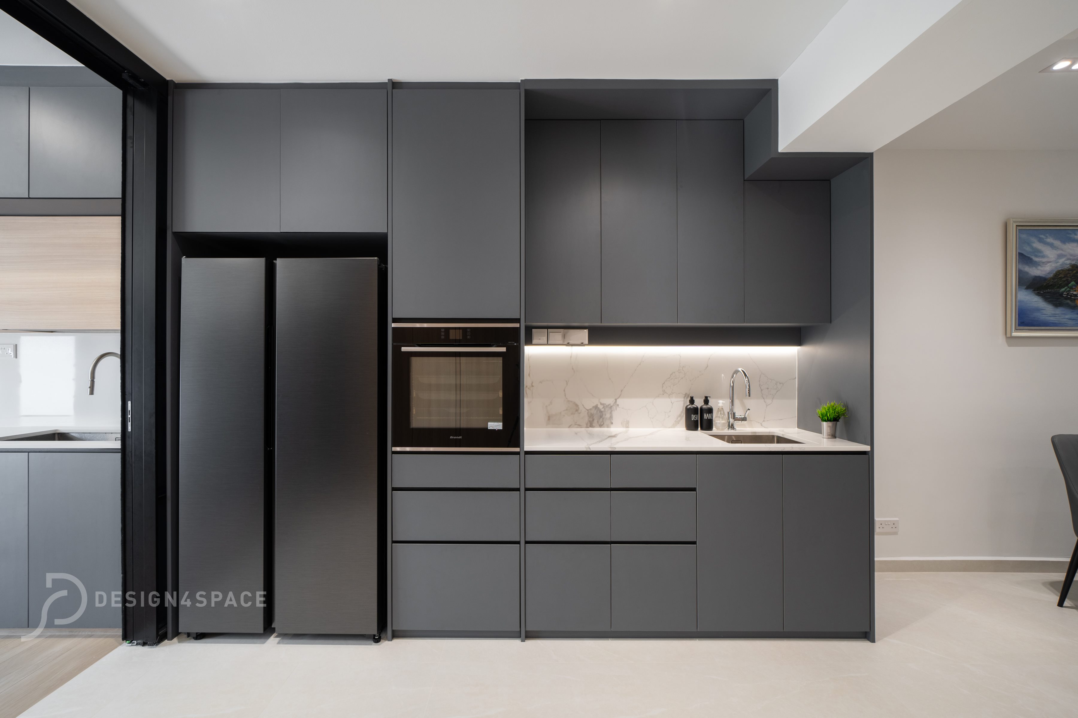 Contemporary, Modern Design - Kitchen - Landed House - Design by Design 4 Space Pte Ltd