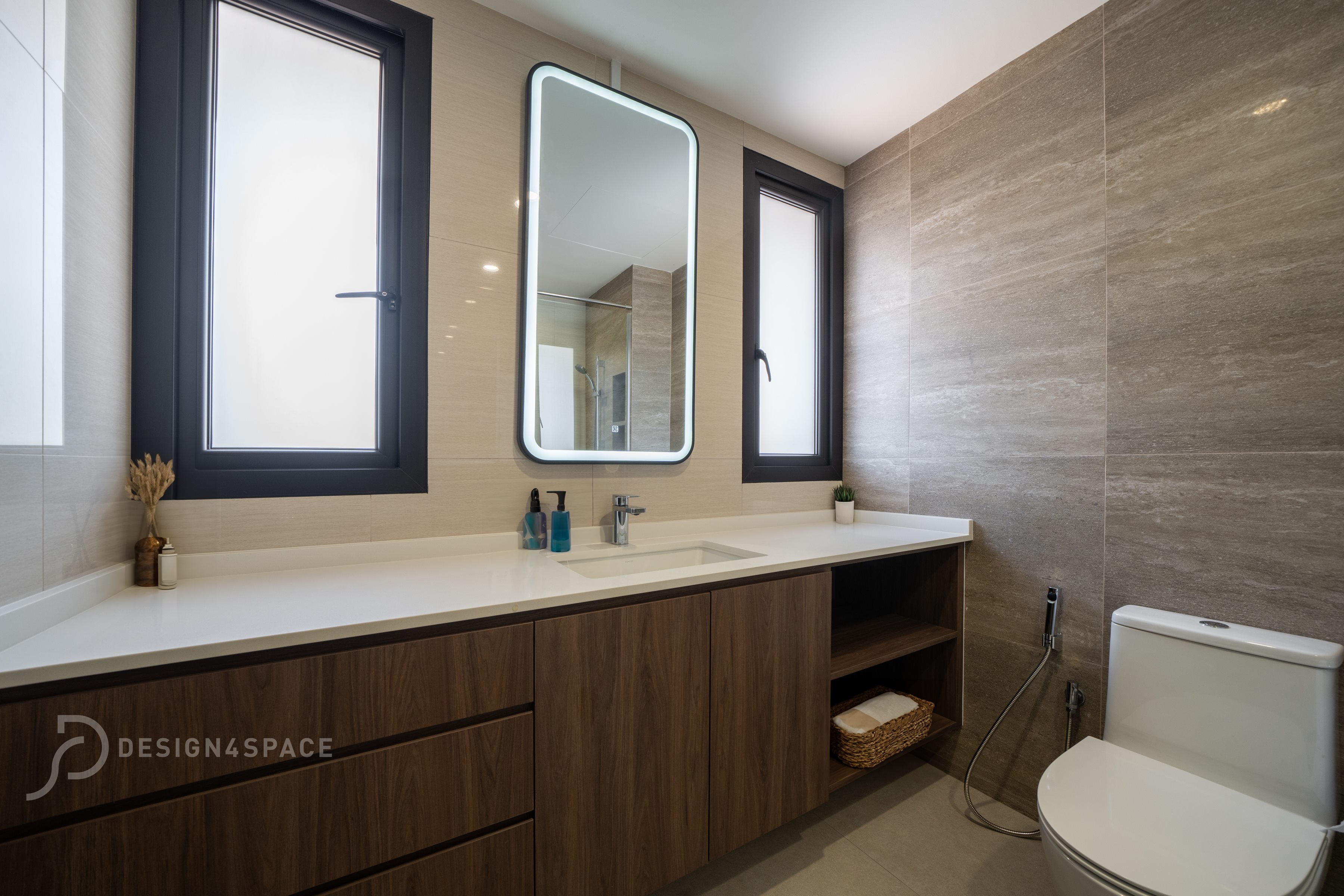 Contemporary, Modern Design - Bathroom - Landed House - Design by Design 4 Space Pte Ltd