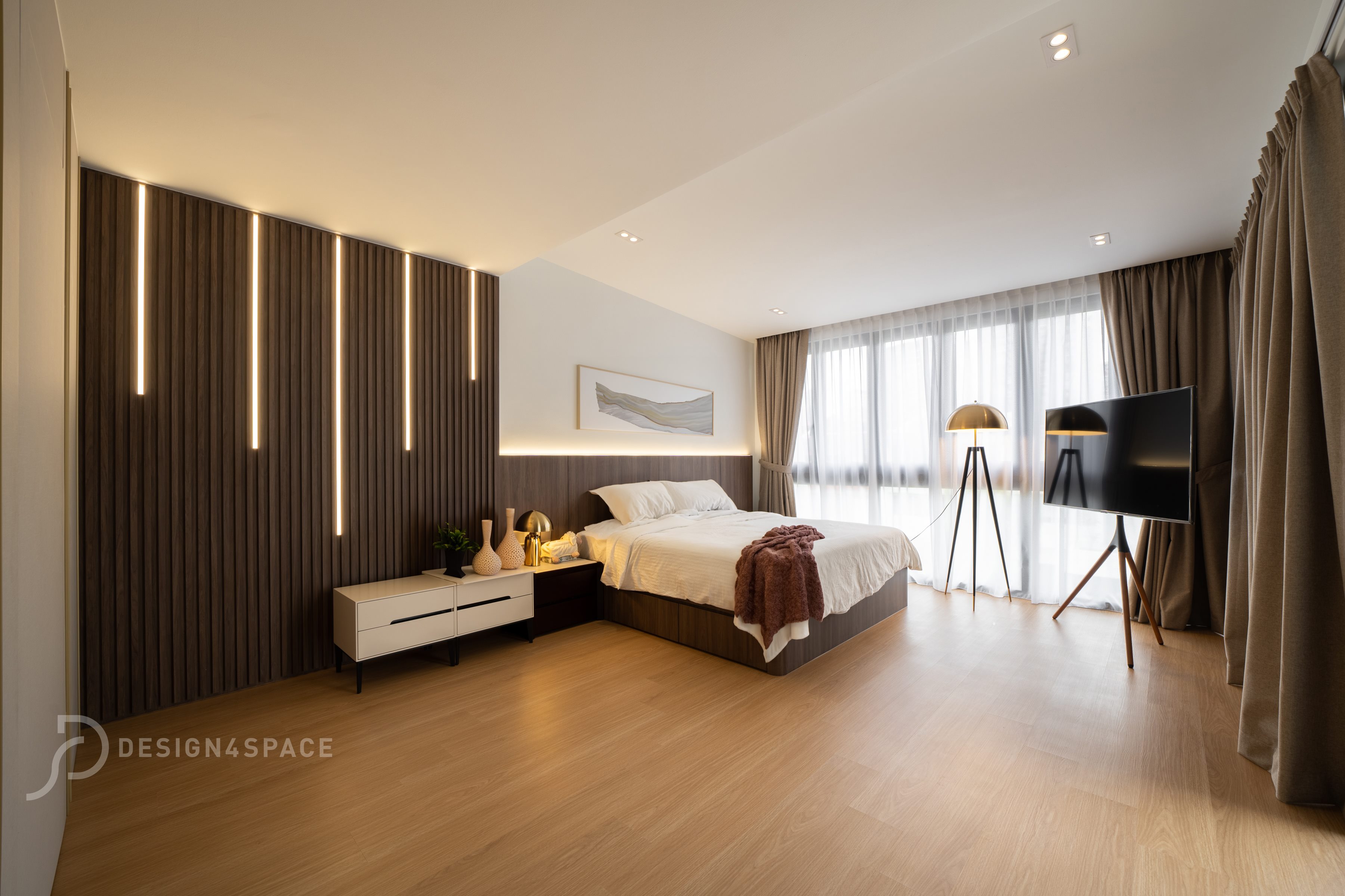 Contemporary, Modern Design - Bedroom - Landed House - Design by Design 4 Space Pte Ltd