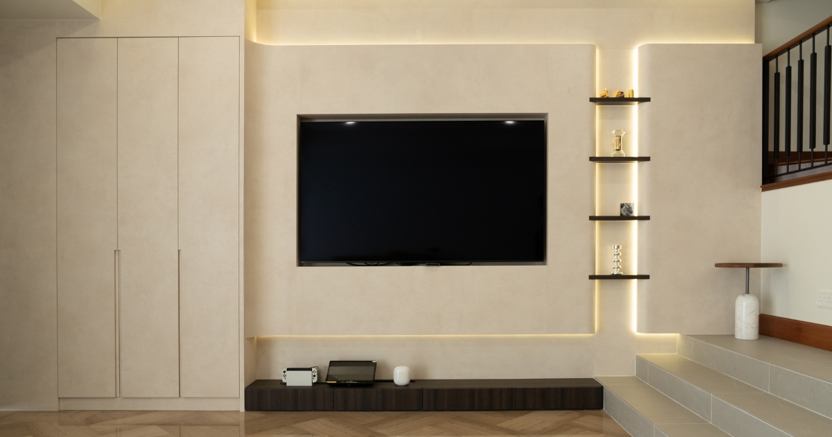 Minimalist, Modern Design - Living Room - Landed House - Design by Design 4 Space Pte Ltd