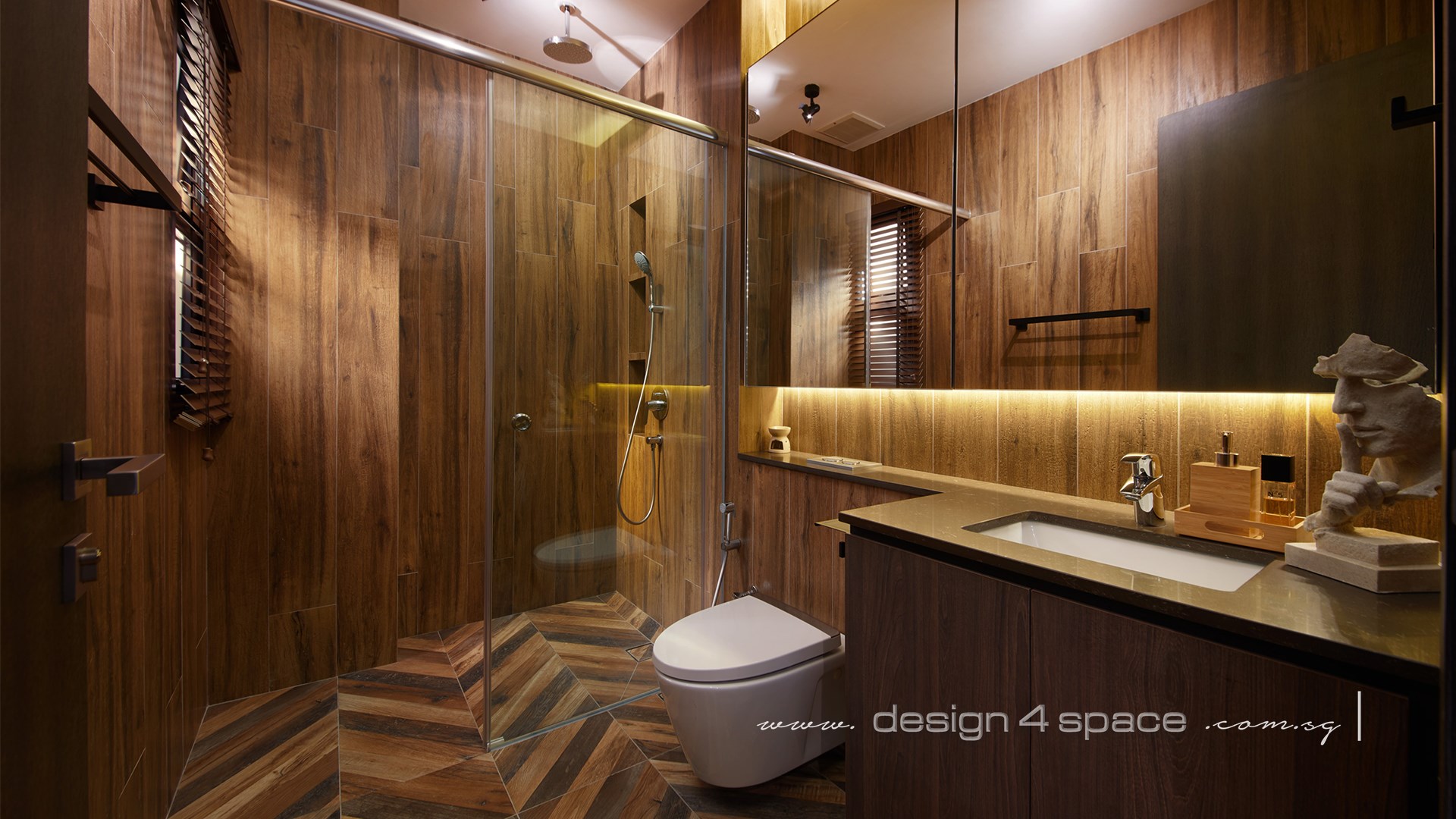 Modern Design - Bathroom - Landed House - Design by Design 4 Space Pte Ltd