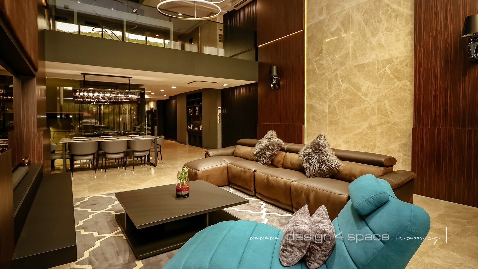 Modern Design - Living Room - Landed House - Design by Design 4 Space Pte Ltd