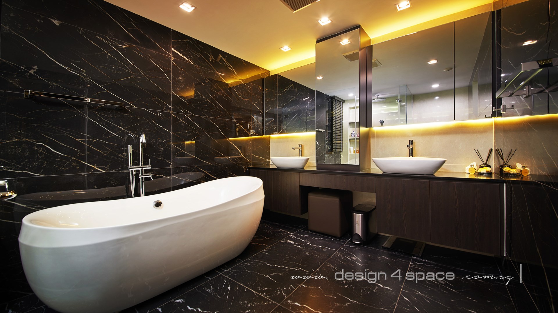 Modern Design - Bathroom - Landed House - Design by Design 4 Space Pte Ltd