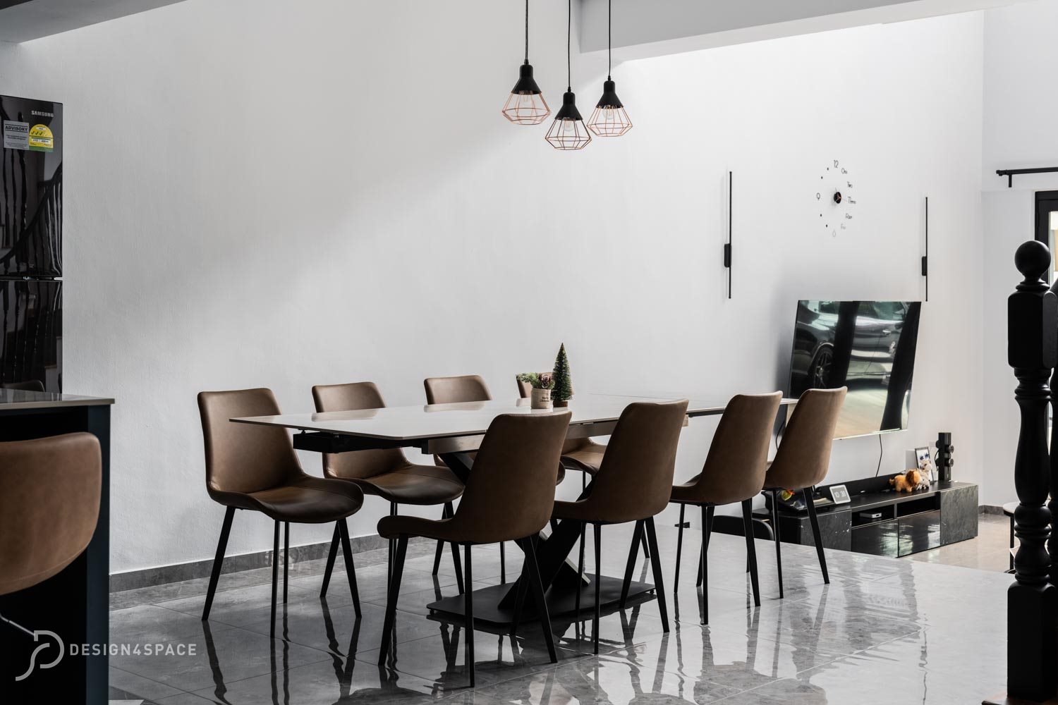 Contemporary Design - Dining Room - Landed House - Design by Design 4 Space Pte Ltd