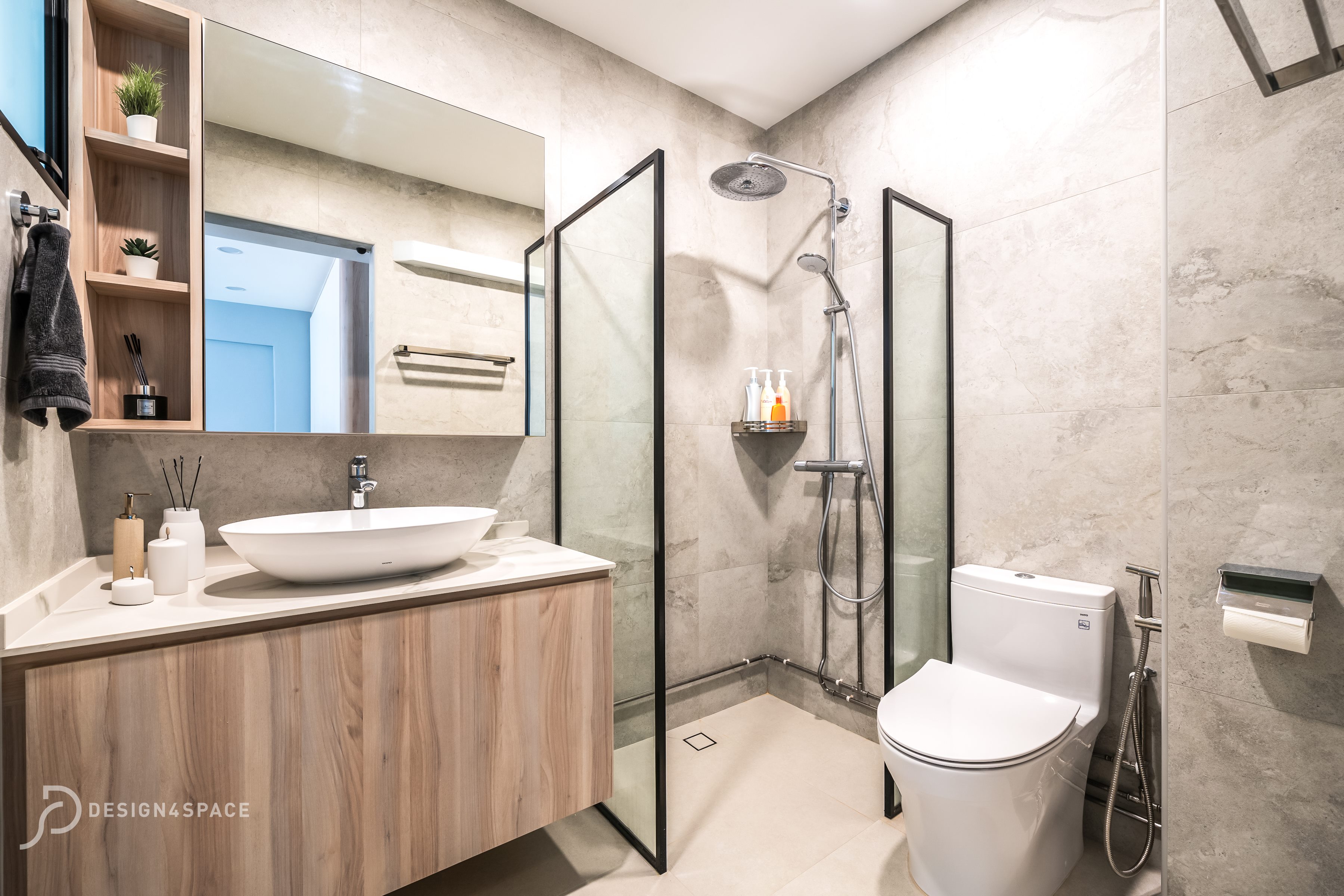 Contemporary, Modern Design - Bathroom - Office - Design by Design 4 Space Pte Ltd