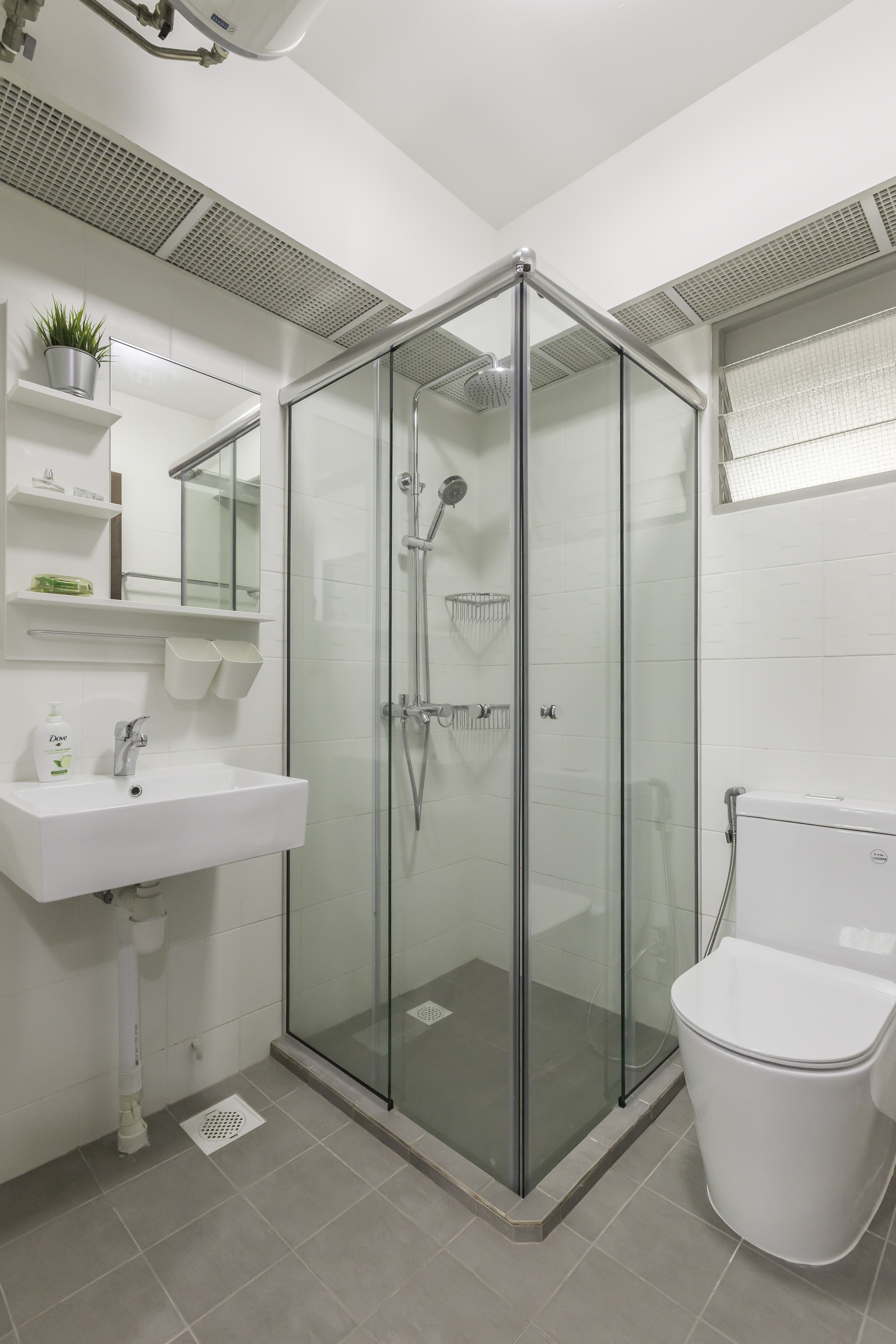 Contemporary, Modern Design - Bathroom - HDB 4 Room - Design by Design 4 Space Pte Ltd