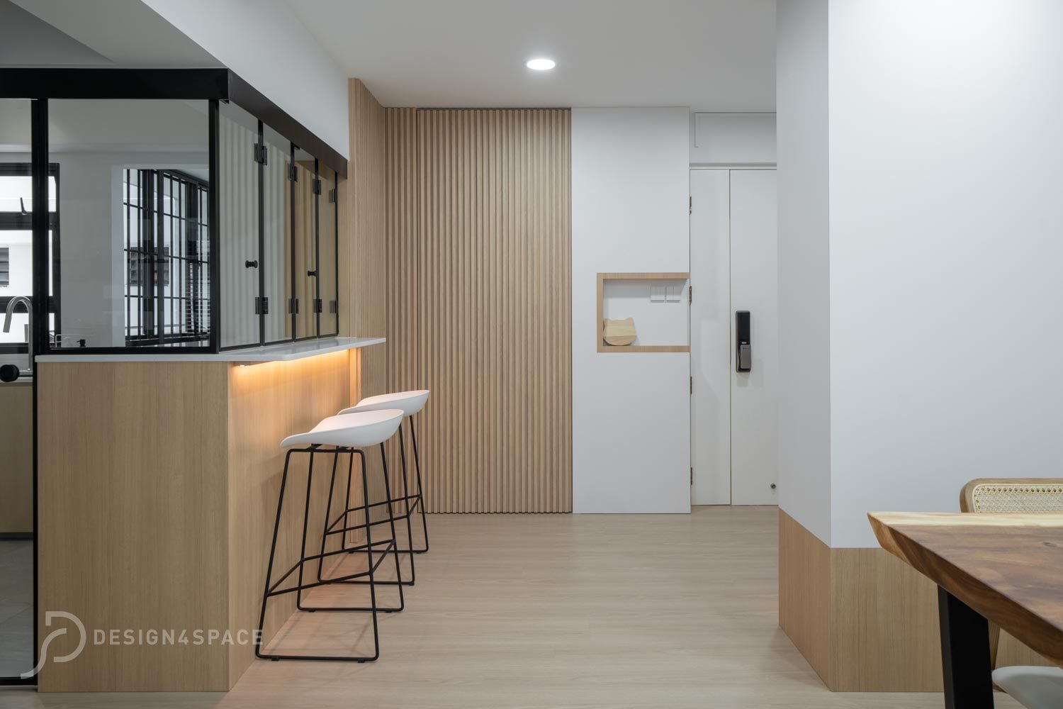 Minimalist, Modern, Scandinavian Design - Kitchen - HDB 4 Room - Design by Design 4 Space Pte Ltd