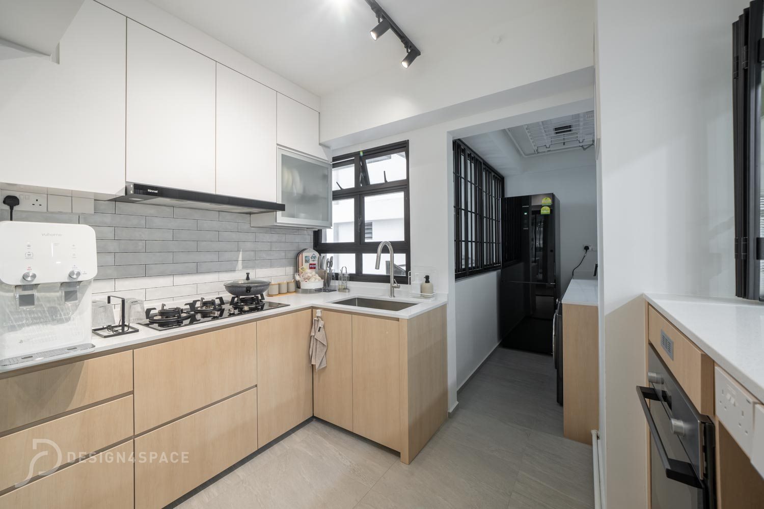 Minimalist, Modern, Scandinavian Design - Kitchen - HDB 4 Room - Design by Design 4 Space Pte Ltd