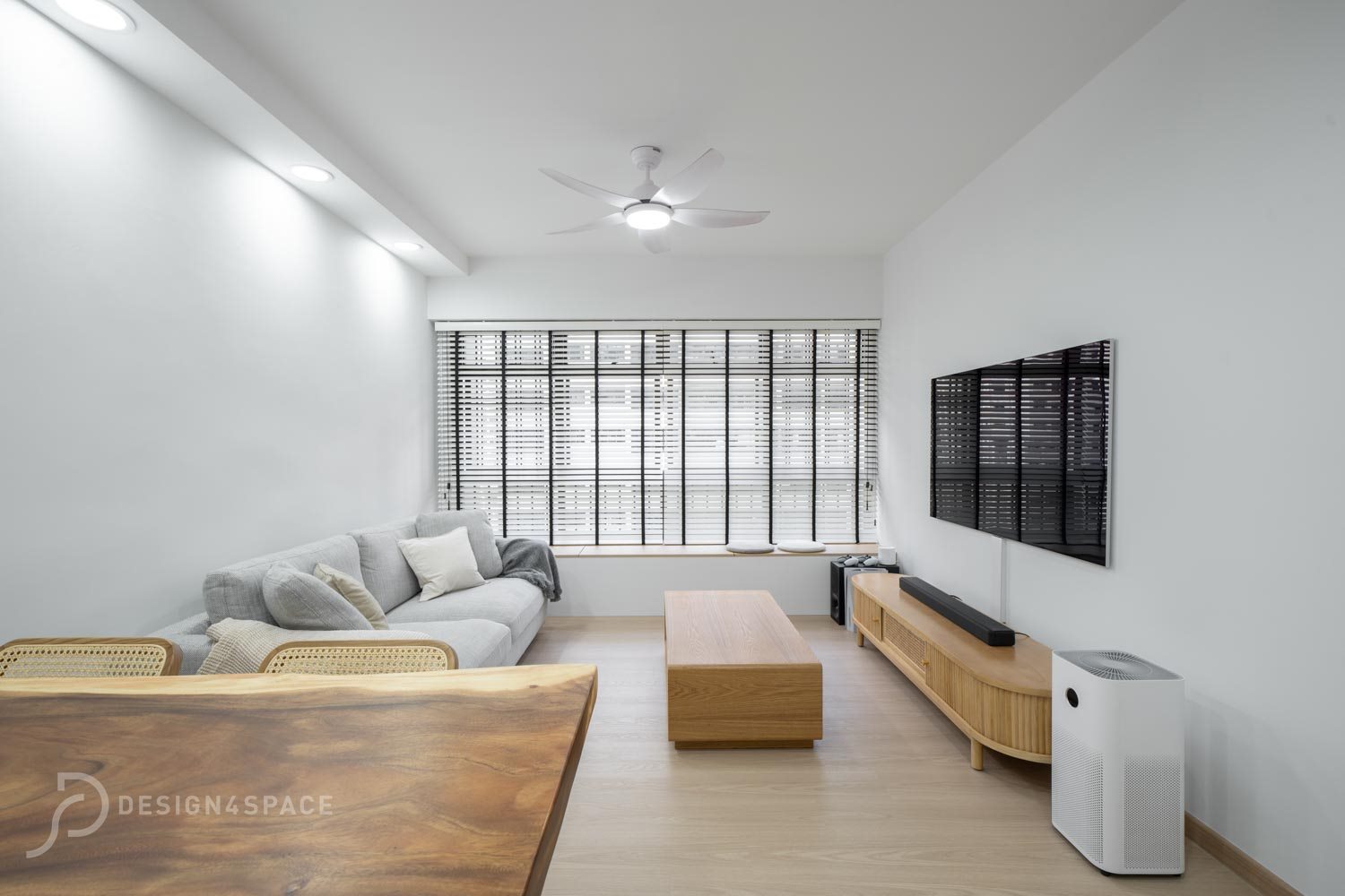Minimalist, Modern, Scandinavian Design - Living Room - HDB 4 Room - Design by Design 4 Space Pte Ltd