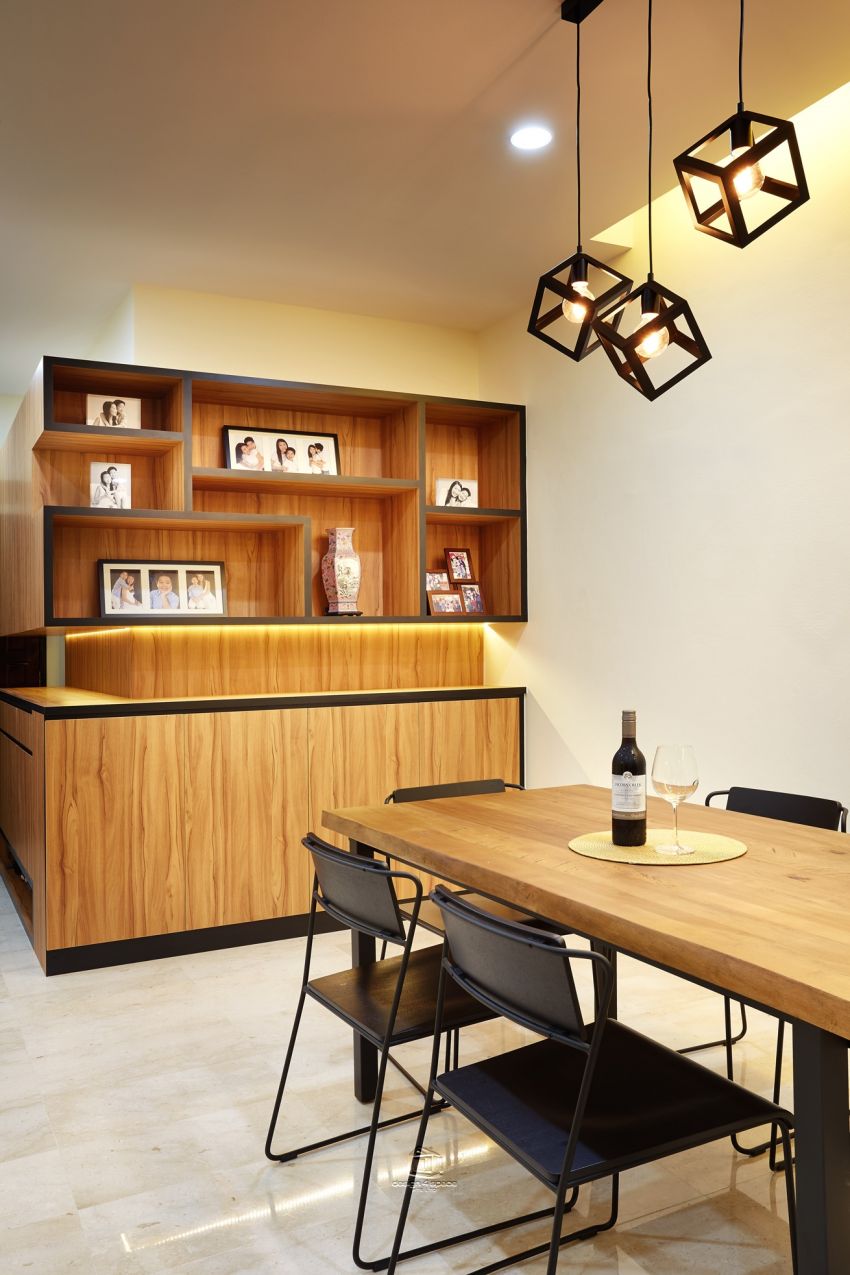 Industrial Design - Dining Room - Condominium - Design by Design 4 Space Pte Ltd