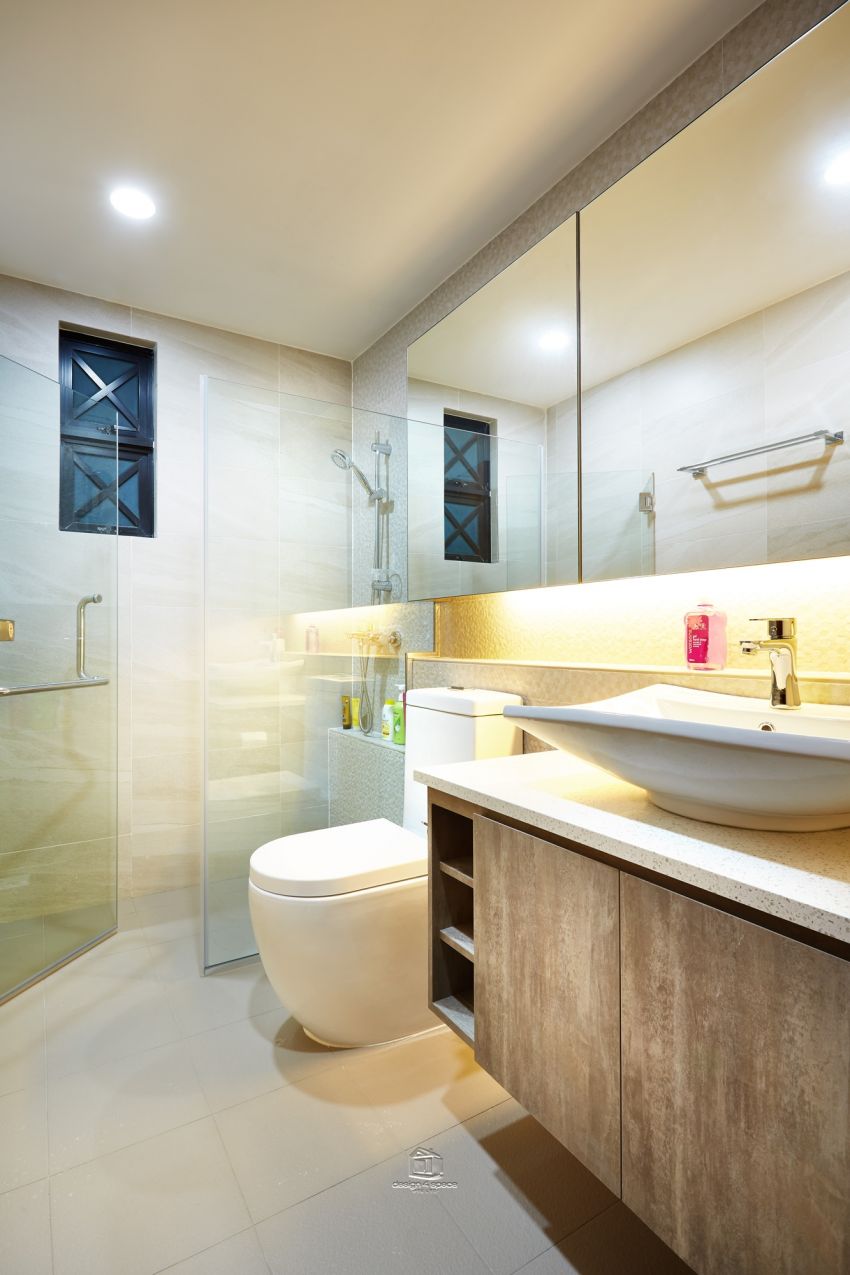 Industrial Design - Bathroom - Condominium - Design by Design 4 Space Pte Ltd