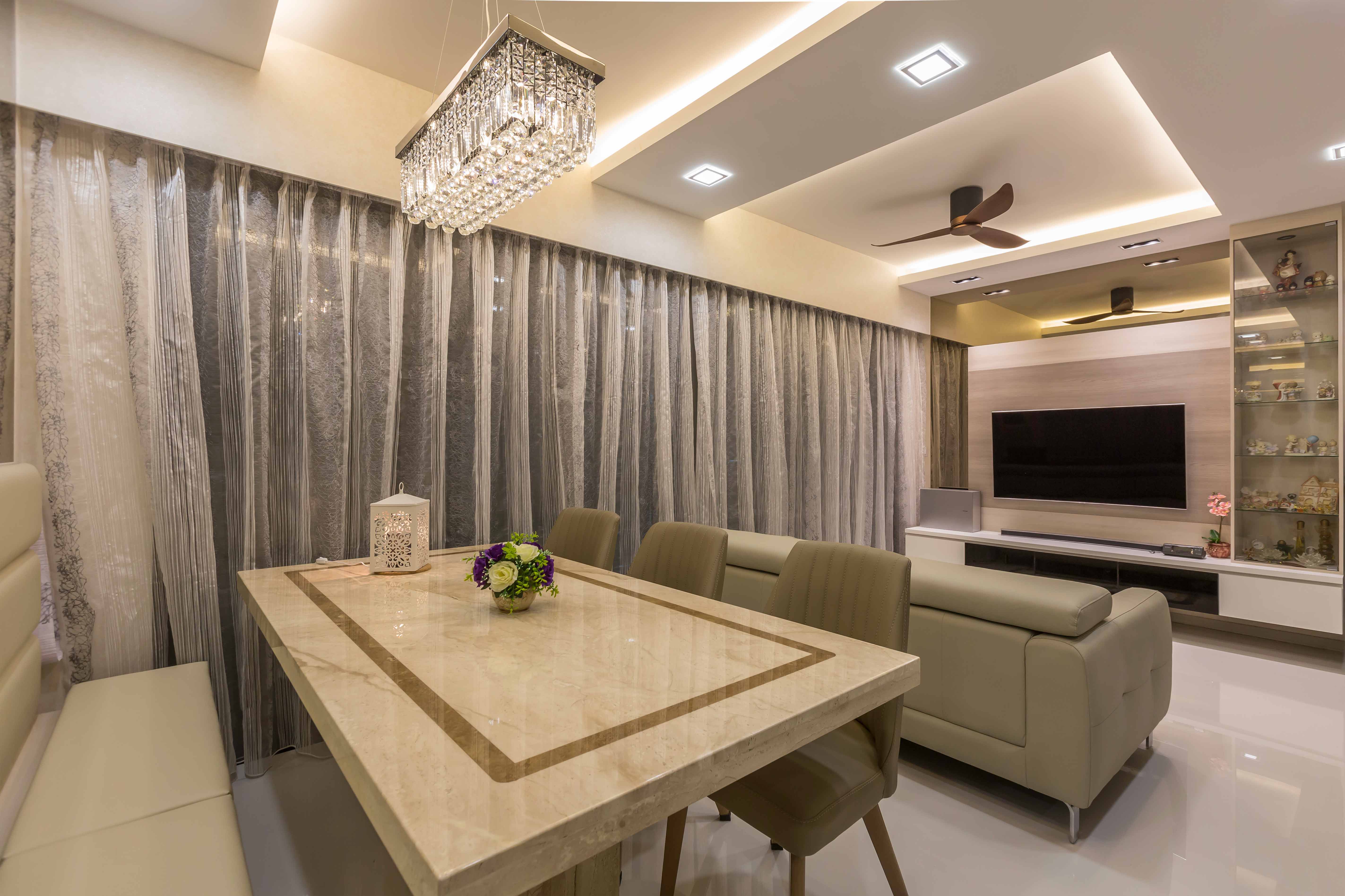 Contemporary Design - Living Room - Condominium - Design by Design 4 Space Pte Ltd