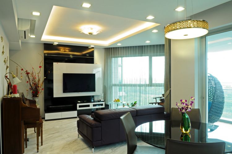 Contemporary, Modern Design - Living Room - Condominium - Design by Design 4 Space Pte Ltd