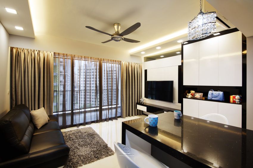 Contemporary, Modern Design - Living Room - Condominium - Design by Design 4 Space Pte Ltd