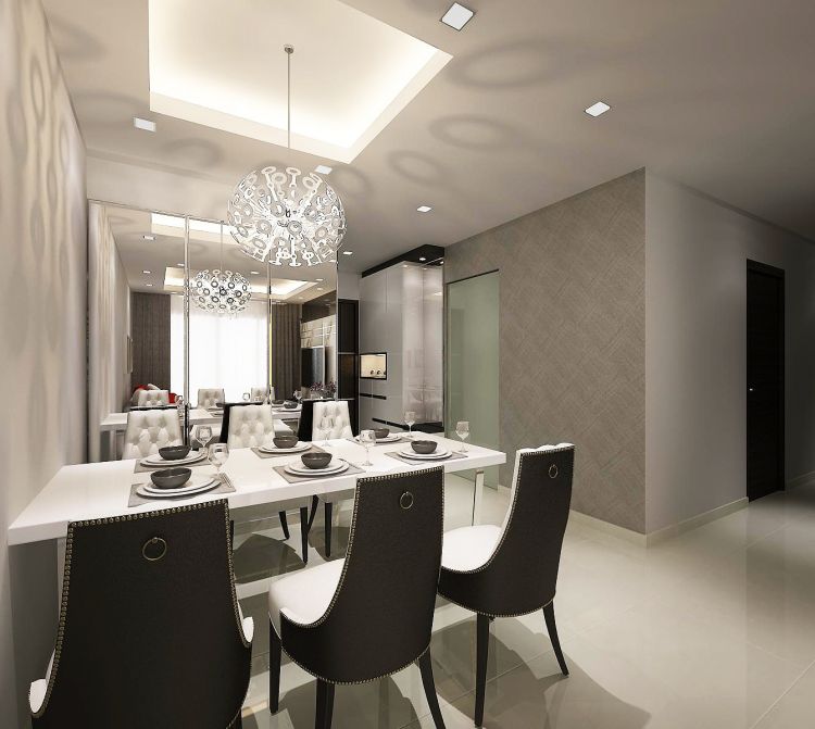 Contemporary, Modern Design - Dining Room - Condominium - Design by Design 88 Interior & Consultant